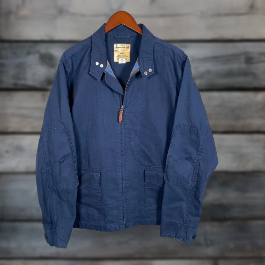 Lucky Brand Lucky Brand Bomber Jacket Adult Large Blue Preppy 90s Mens Size US L / EU 52-54 / 3 - 1 Thumbnail