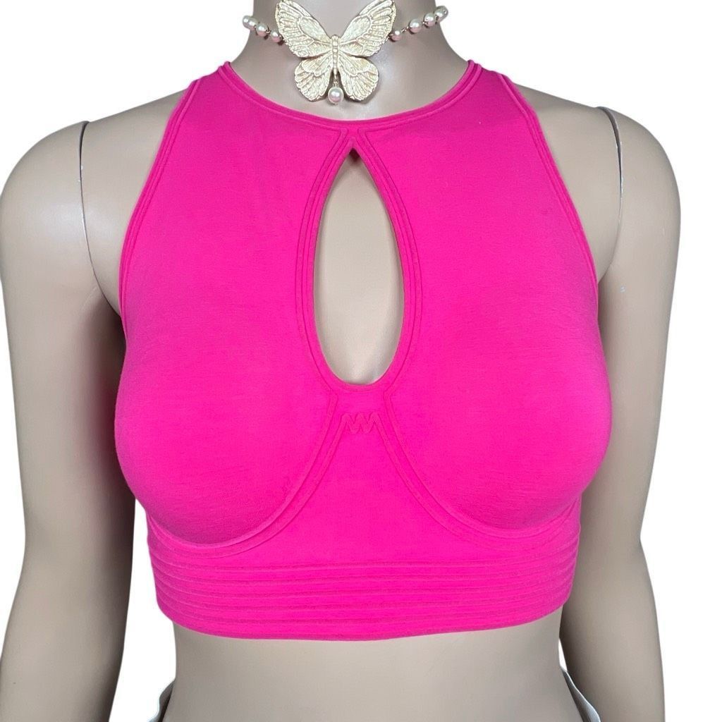 Wolford NWT Wolford Alita Sports Bra Fuchsia Pink 75B 34B Size S / US 4 / IT 40 - 1 Thumbnail