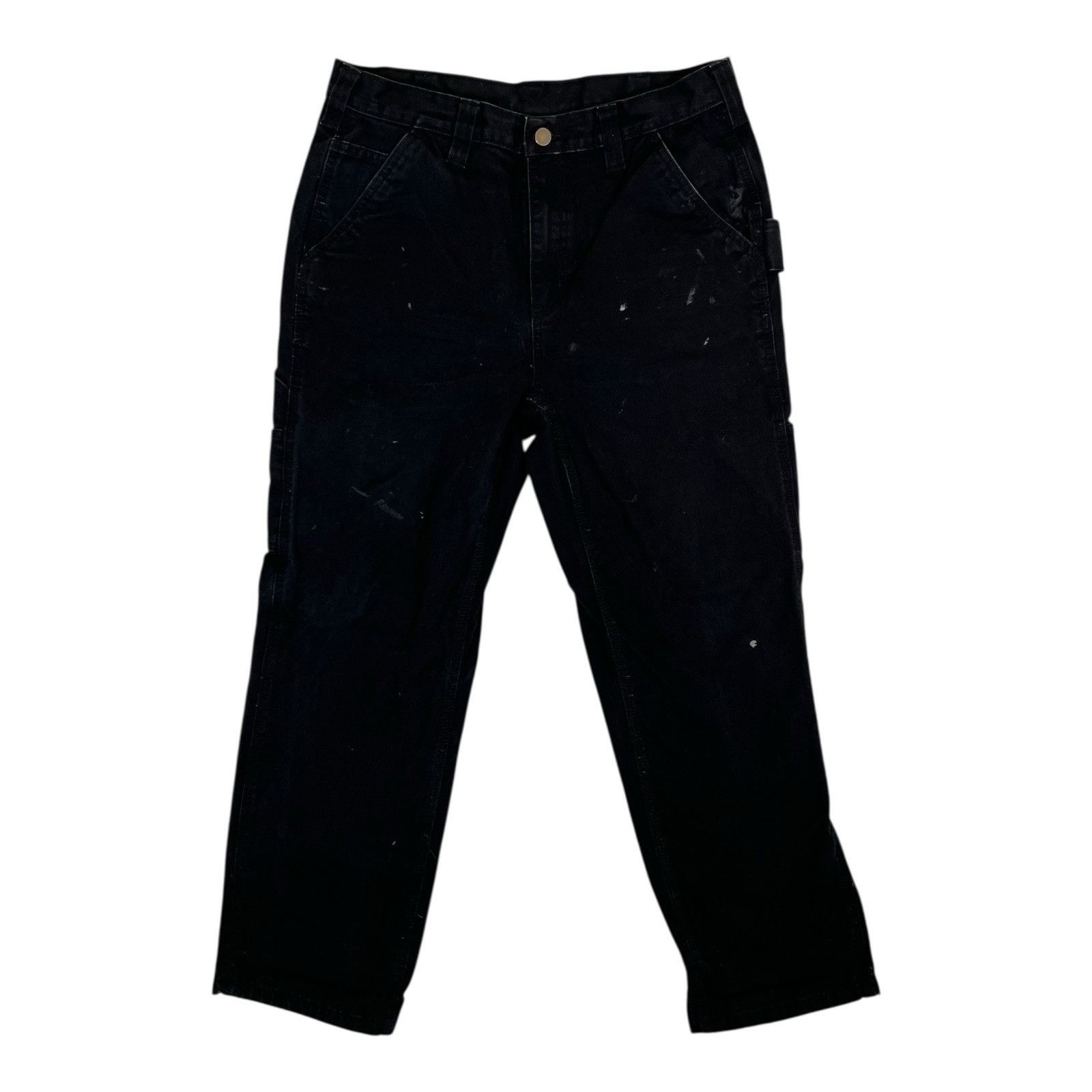 Other Brahma Black Canvas Carpenter Pants Size 32x30 Work Wear Sta Size US 32 / EU 48 - 1 Thumbnail