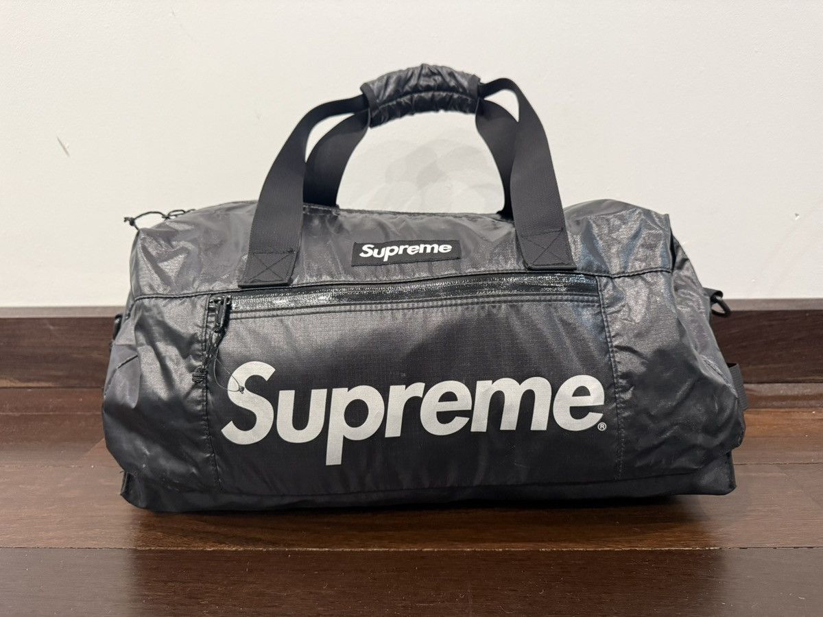 Supreme Nylon Duffel Bag (FW17) Black