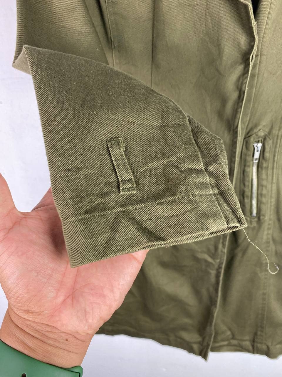 Japanese Brand × Vintage vintage japanese brands hard khakis long jacket Size M / US 6-8 / IT 42-44 - 4 Thumbnail