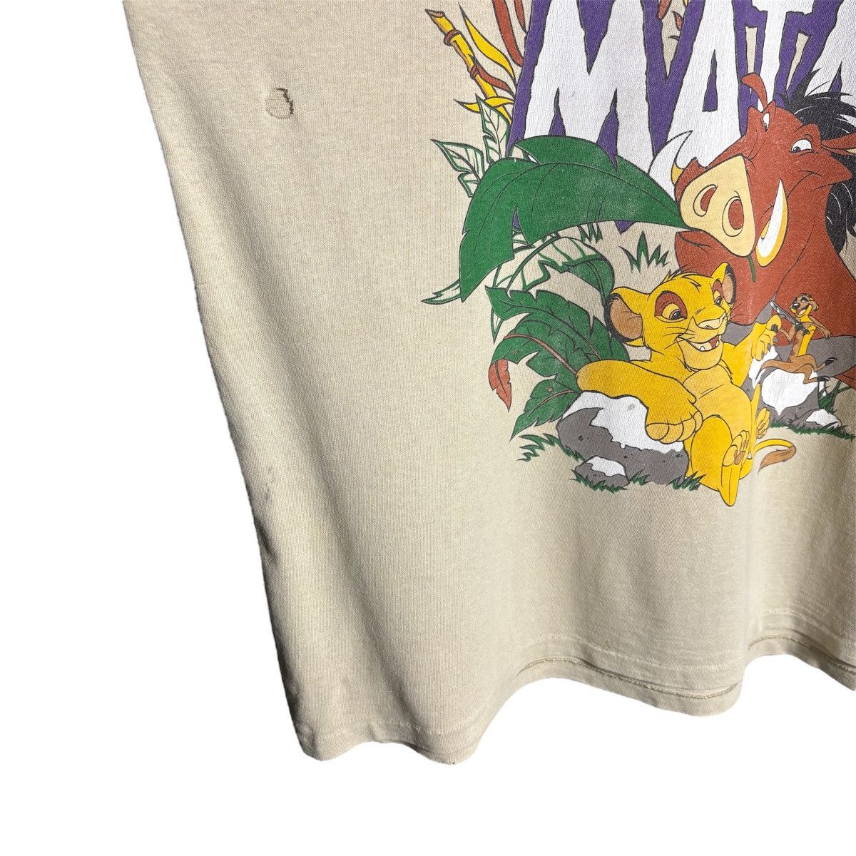 Disney Vintage 90s Lion King Disney T-Shirt / USA / Movie / Cartoon Size US XXL / EU 58 / 5 - 9 Thumbnail