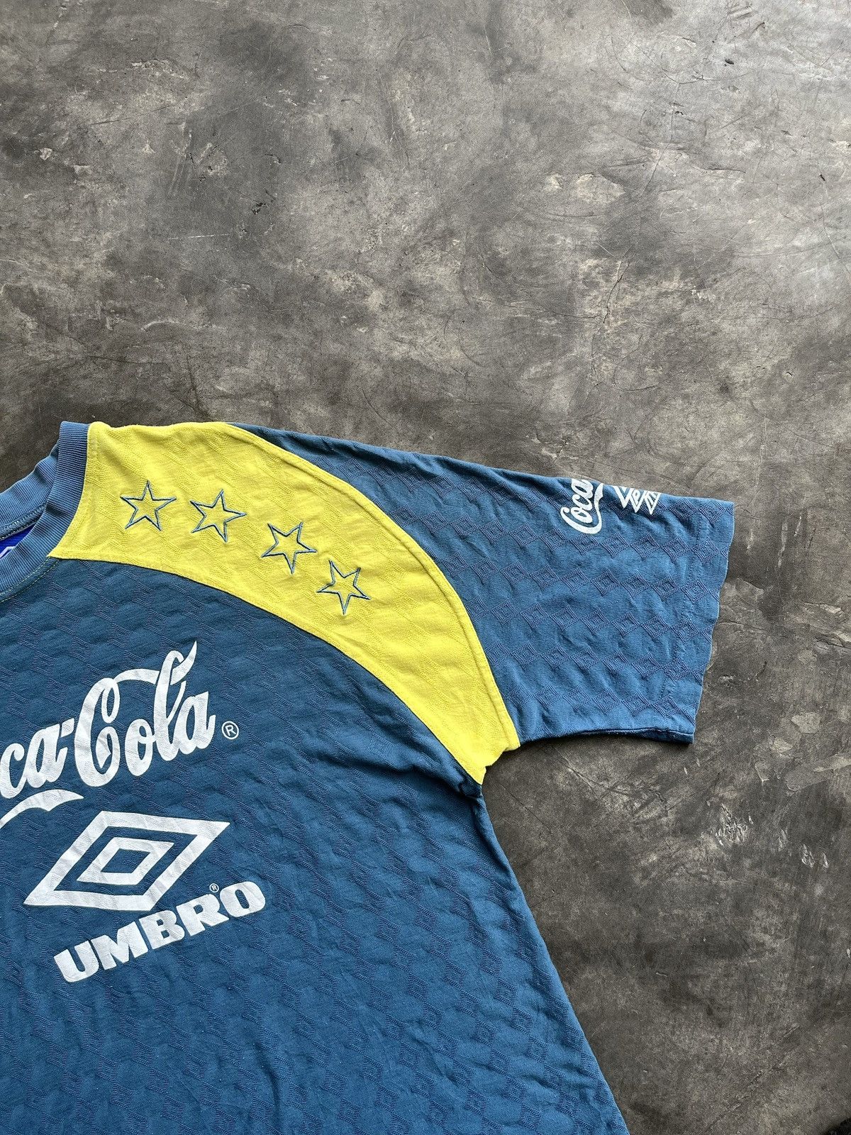 Nike × Vintage RARE 1994 / 1996 Brasil Umbro Official Training Jersey Size US L / EU 52-54 / 3 - 4 Thumbnail