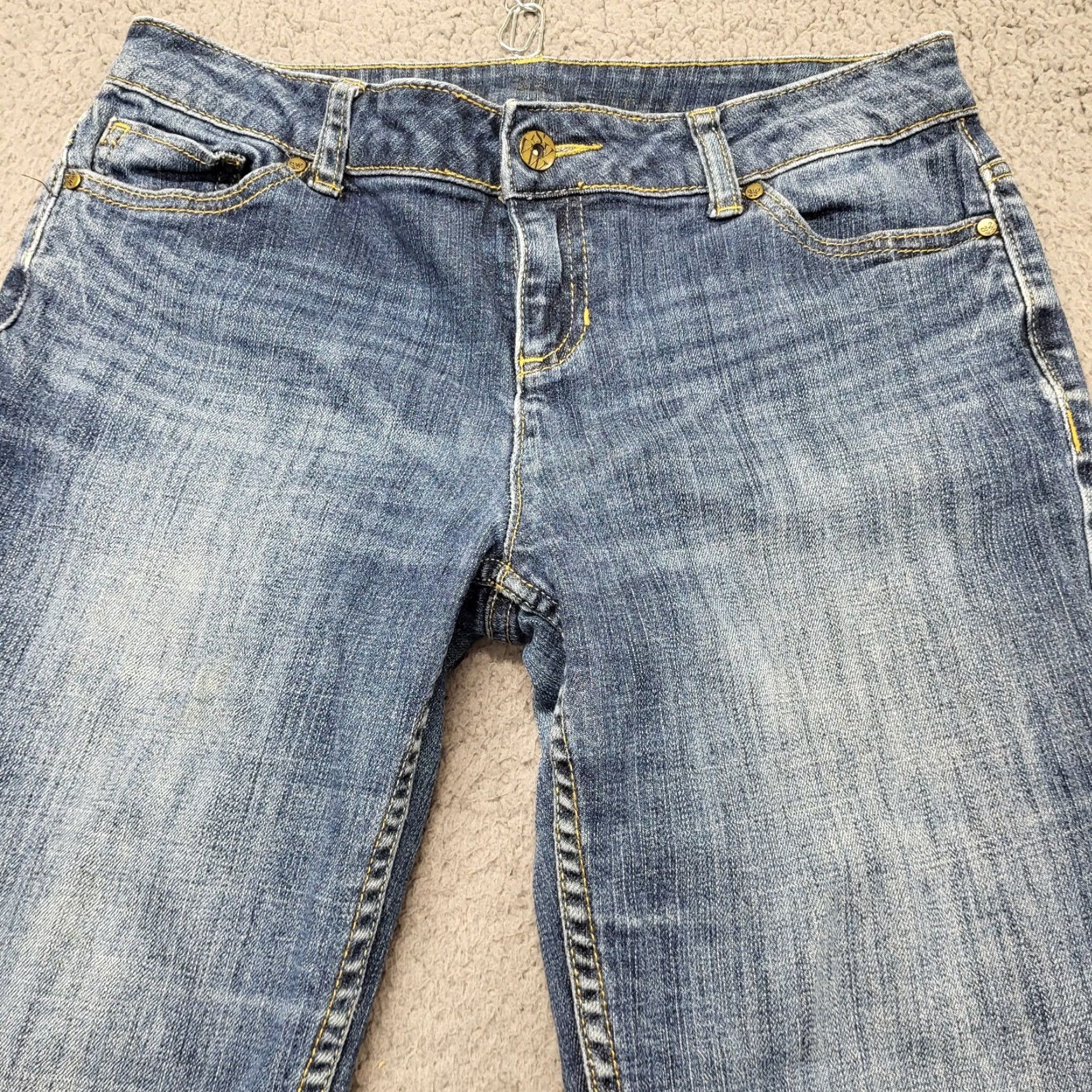Vera Wang VERA VERA WANG Jeans Women's Size 6 Straight Ankle Medium Wash 30x26 Denim Blue Regular Women Size 28" / US 6 / IT 42 - 4 Thumbnail