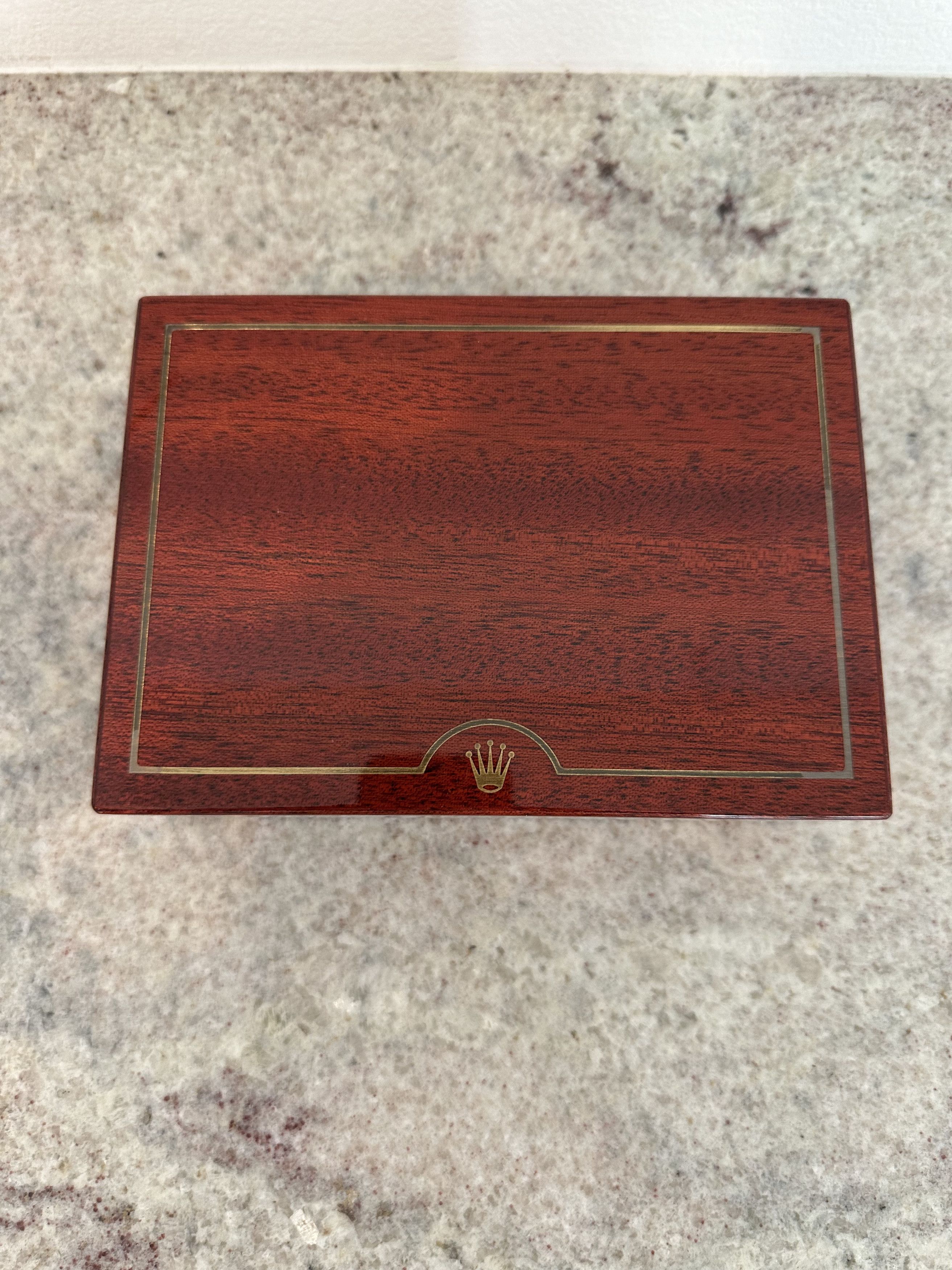 Rolex Rolex Vintage Watch Box Wood (69-00-09) Size ONE SIZE - 2 Thumbnail