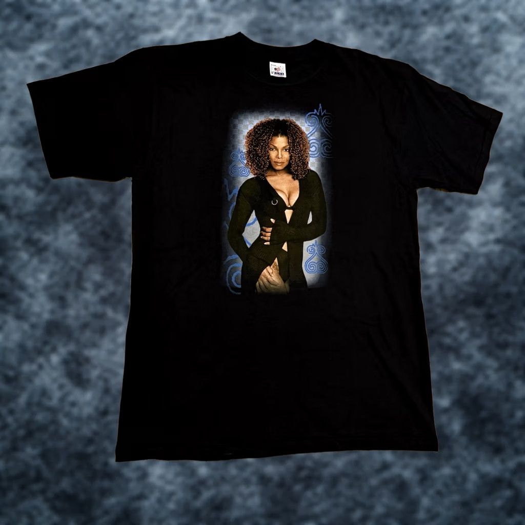 Vintage Vintage 1995 Janet Jackson 1995 world Tour tshirt | Grailed