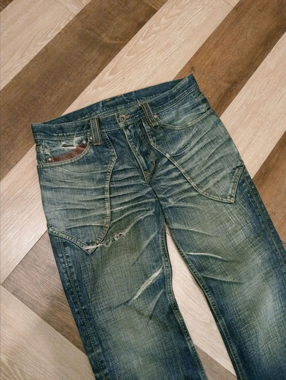 Nicole Club VINTAGE NICOLE CLUB JAPAN DISTRESSED JEANS Size US 33 - 3 Thumbnail