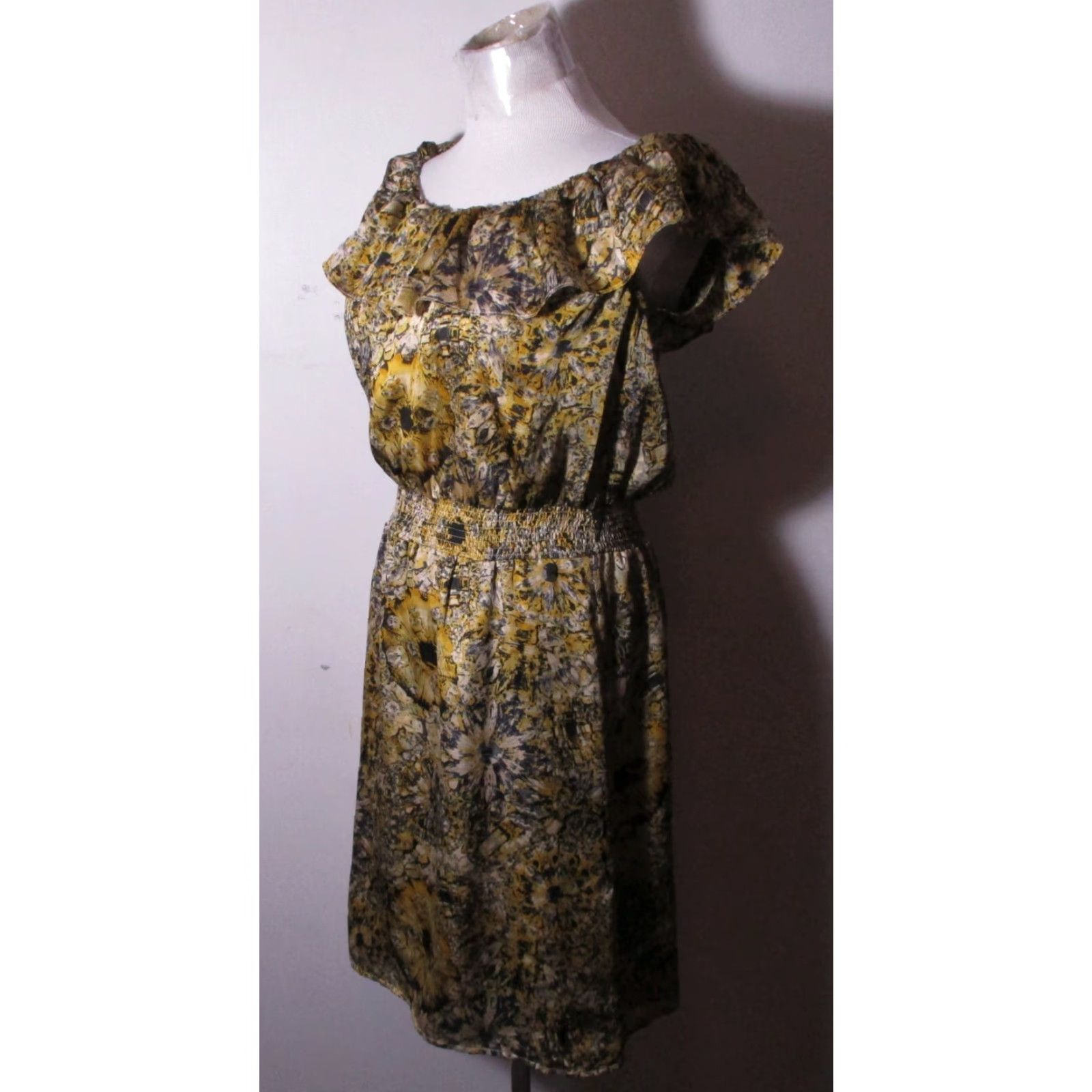 Vintage ALLEN B. Green Sleeveless Dress Size 2 Size XS / US 0-2 / IT 36-38 - 4 Thumbnail