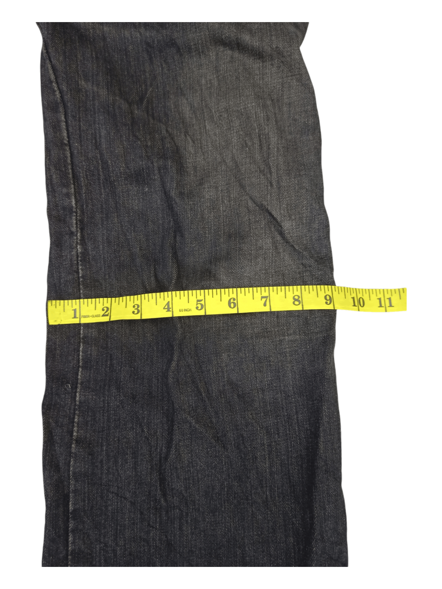 Japanese Brand Japanese Black Denim Lace Up Zipper Flared Jeans Size US 31 - 22 Thumbnail