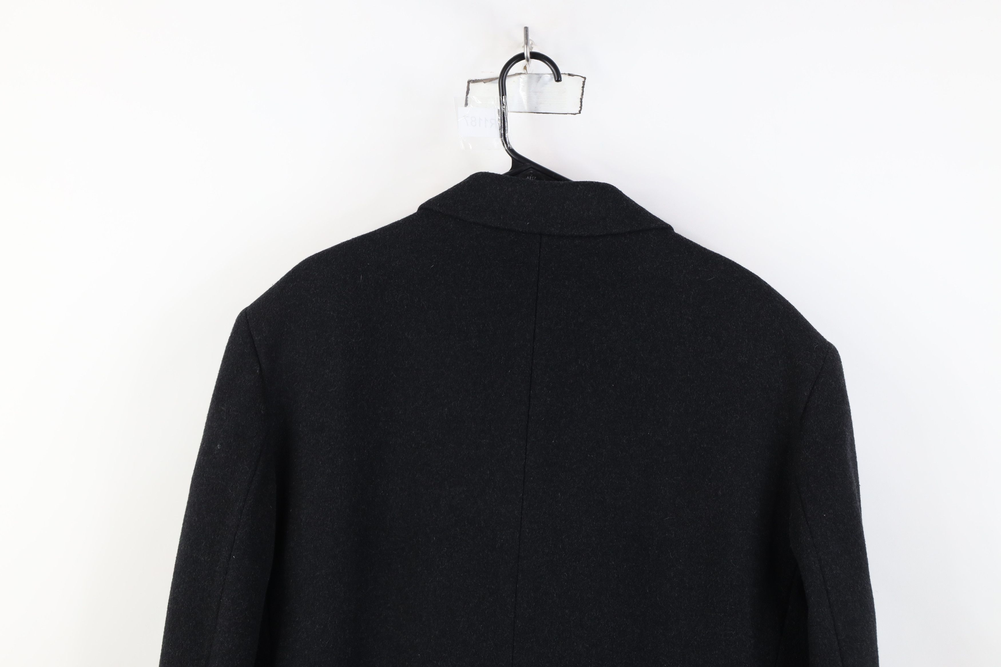Vintage Vintage 90s Streetwear Overcoat Jacket Charcoal Gray Size US XXL / EU 58 / 5 - 15 Thumbnail