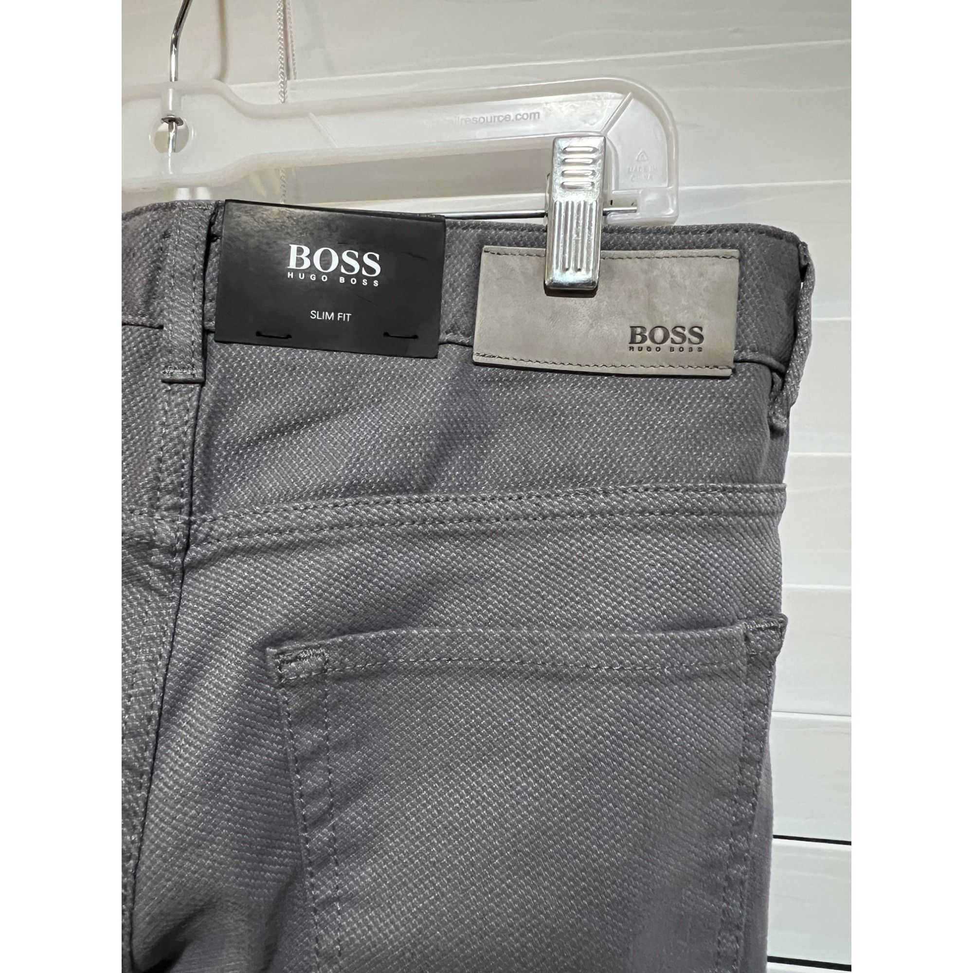 Hugo Boss Hugo Boss Men's Slim Fit Gray Pants NWT - Size 32x34 Size US 32 / EU 48 - 4 Thumbnail