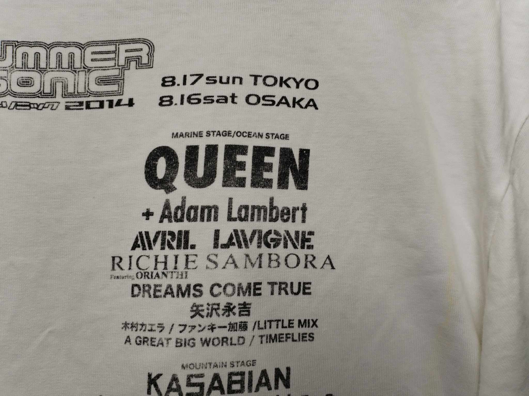 Band Tees × Vintage VINTAGE SUMMER SONIC BAND TEES VERY RARE Size US L / EU 52-54 / 3 - 4 Thumbnail
