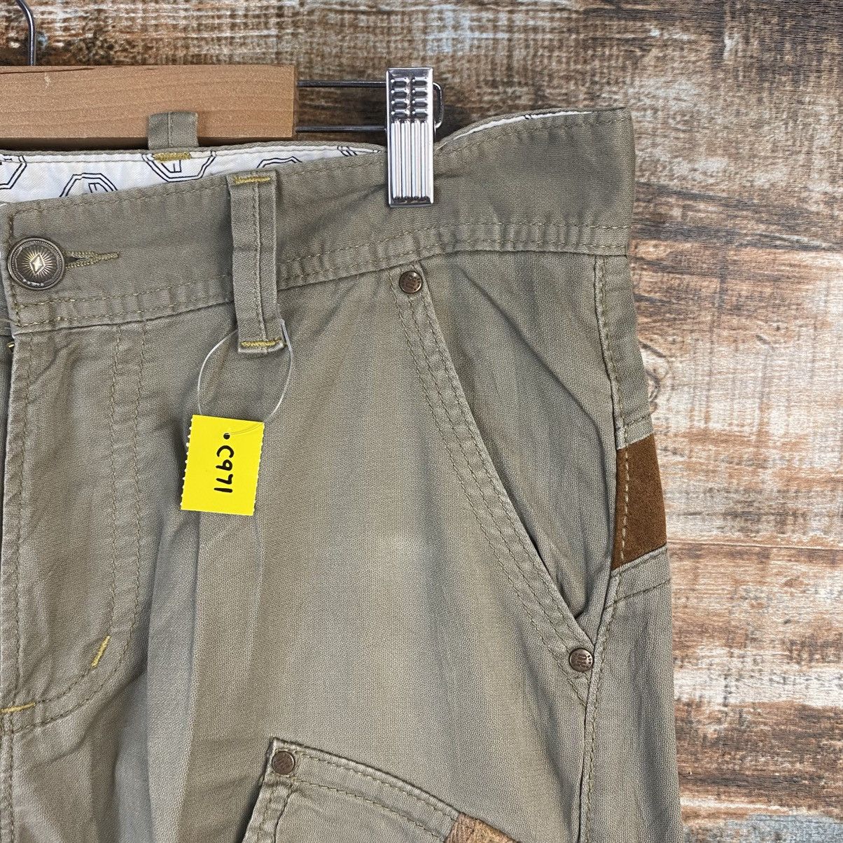Japanese Brand DL Edwin Green Cargo Multipocket Pants #C971 Size US 32 / EU 48 - 8 Thumbnail