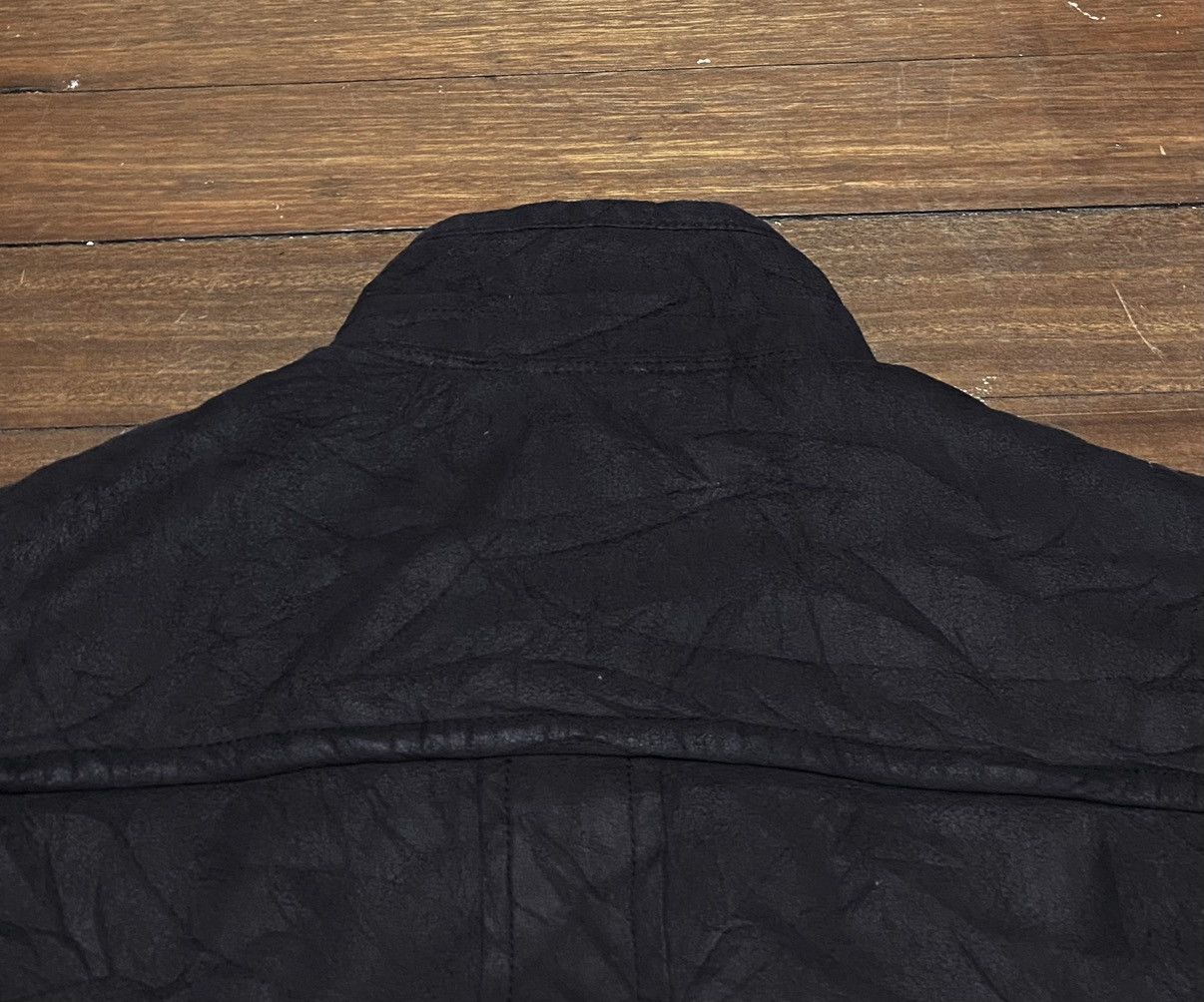Armani Exchange × Vintage Rare Design Vintage Armani Exchange Fur Suede Jacket 2000s Size US M / EU 48-50 / 2 - 5 Thumbnail