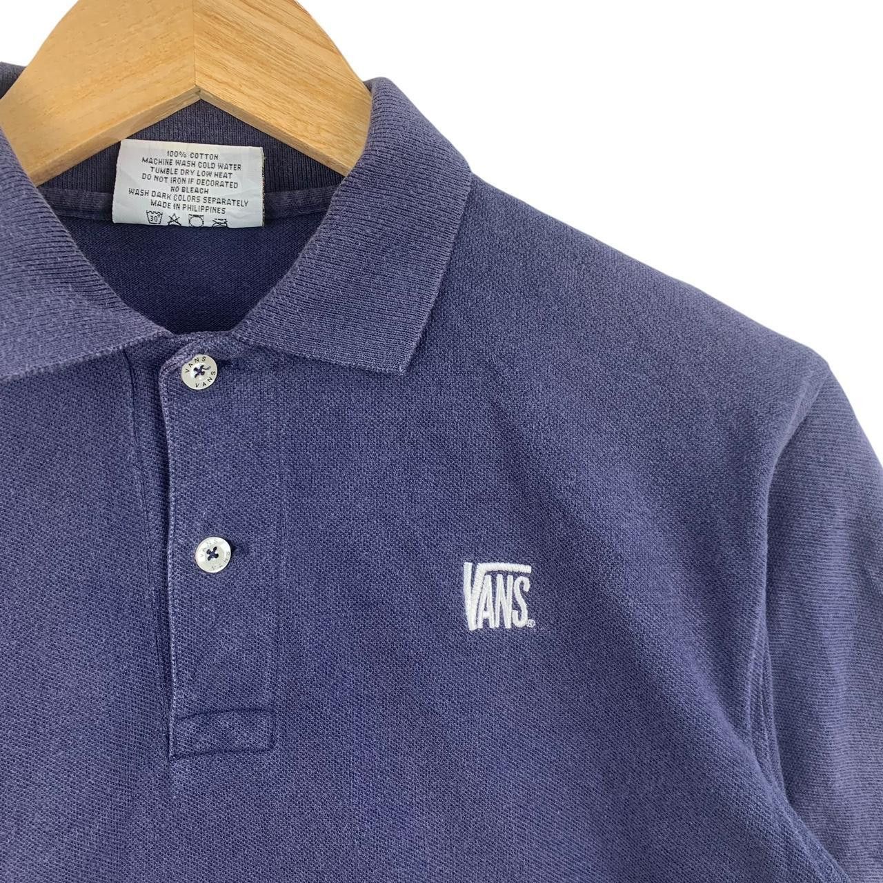 Vintage Vintage VANS OFF THE WALL Skateboard Polo Tee Shirt Size US M / EU 48-50 / 2 - 5 Thumbnail