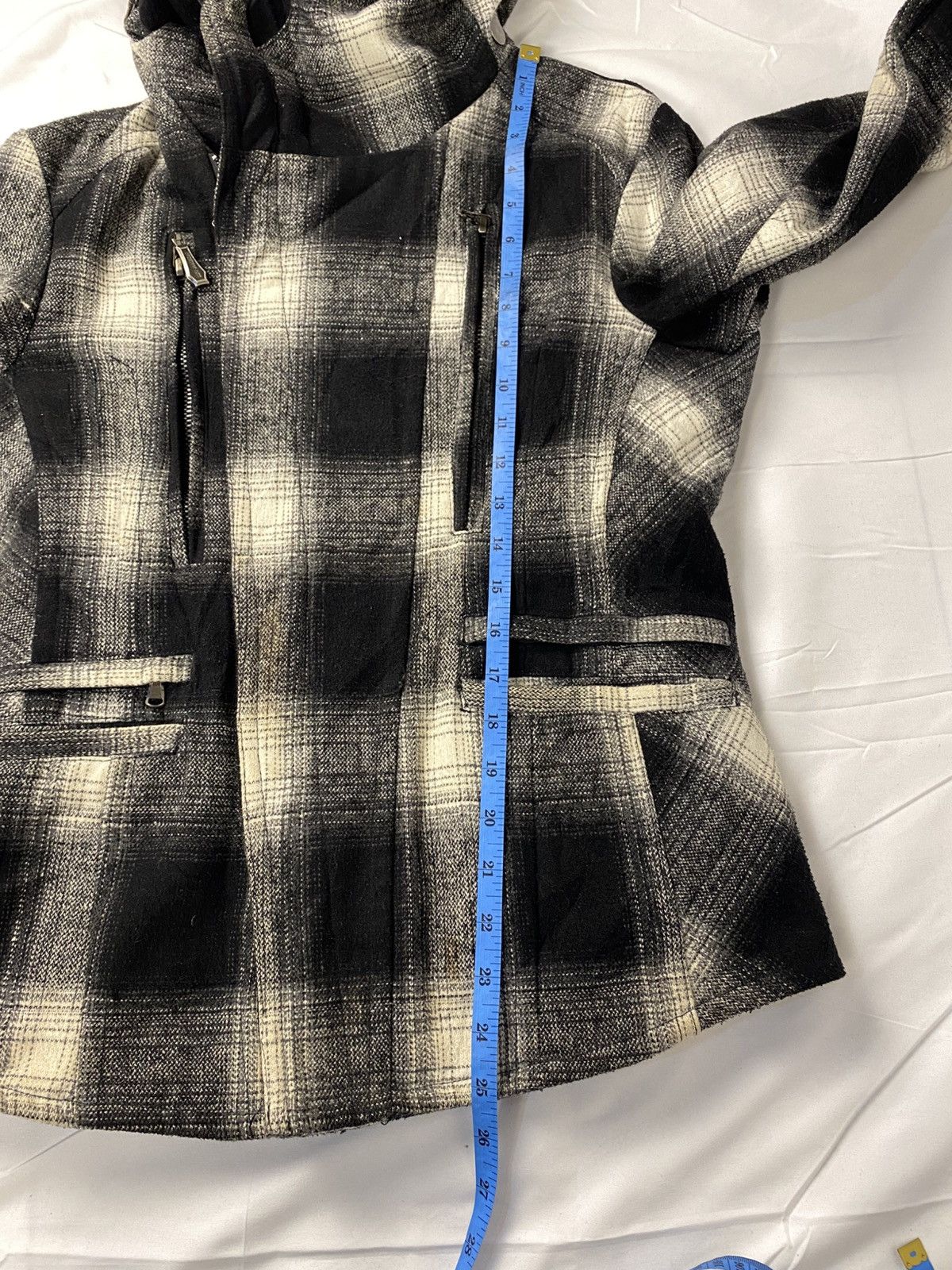 JACKROSE Jackrose Asymmetrical Bono Wool Jacket Checkered Multipocket Size US M / EU 48-50 / 2 - 23 Thumbnail