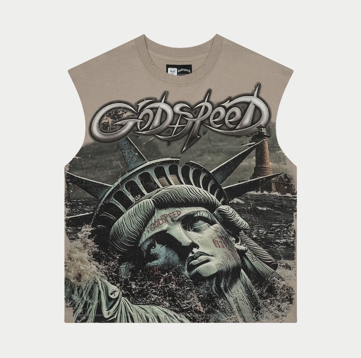 Godspeed Godspeed sunken liberty 2 sleeveless (slate grey) Size US XL / EU 56 / 4 - 1 Thumbnail
