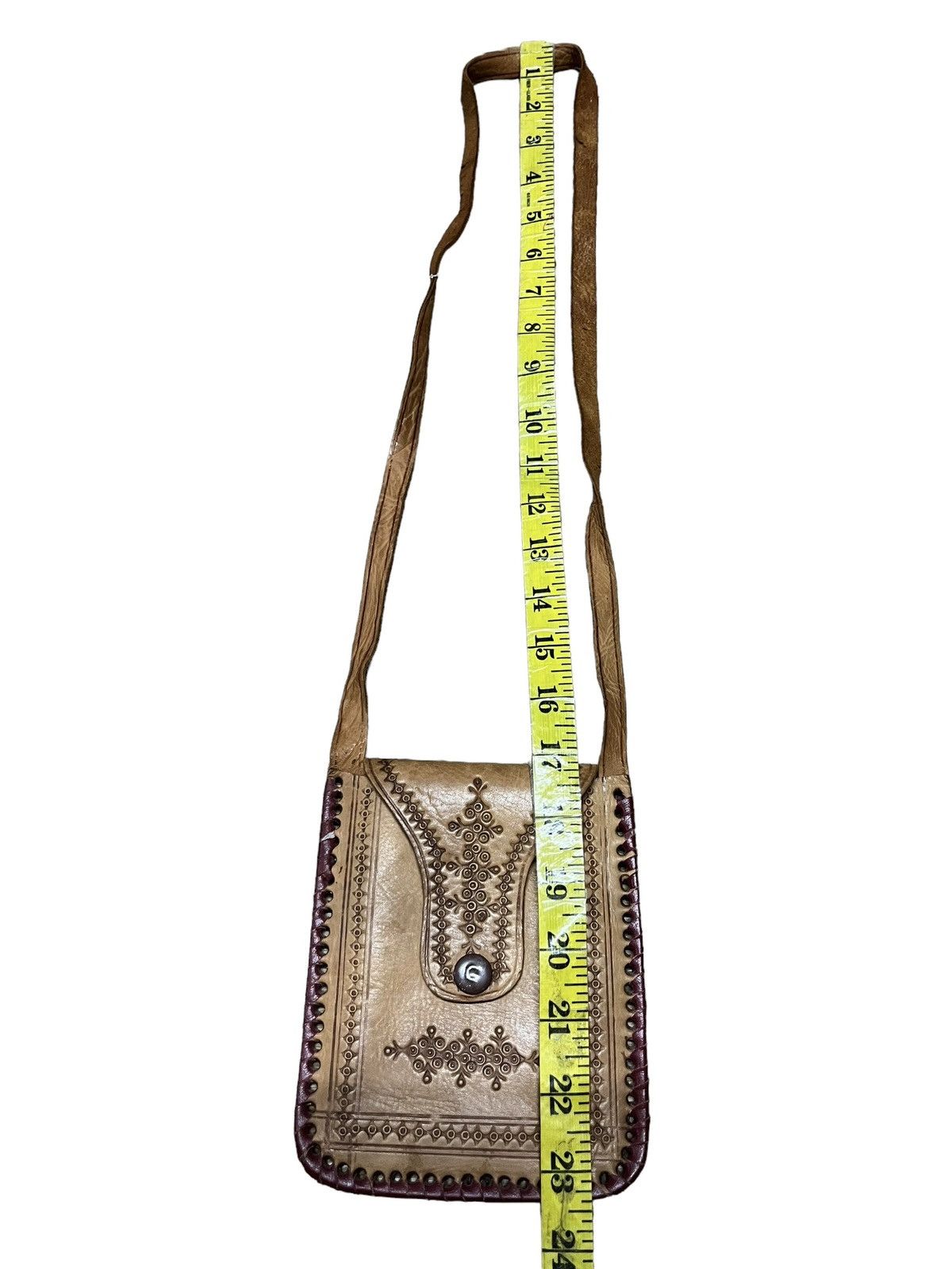 Leather VINTAGE LEATHER SLING BAG Size ONE SIZE - 7 Thumbnail