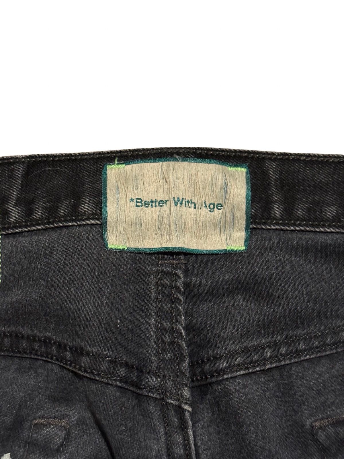 Better With Age BETTER WITH AGE DERBY PLEATED DENIM "BLACK" Size US 35 - 5 Thumbnail