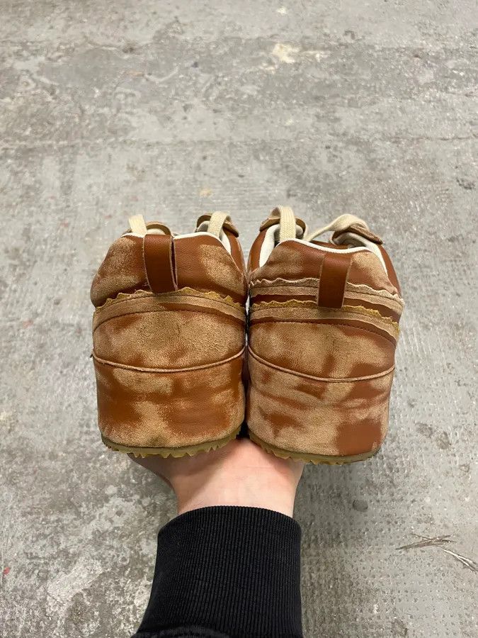 Loewe Loewe Brown Deconstructed Faded Leather Shoes Size US 12 / EU 45 - 6 Thumbnail