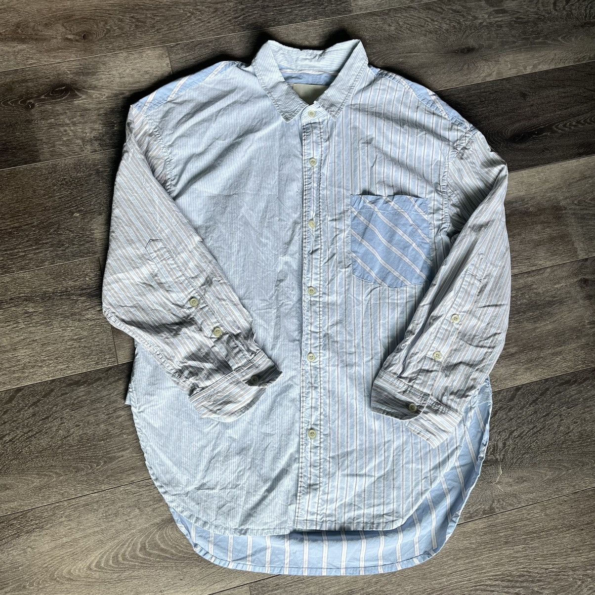 Citizens Of Humanity × Designer × Vintage Citizens of Humanity Kayla Button Up Shirt Reworked Stripe Size M / US 6-8 / IT 42-44 - 3 Thumbnail
