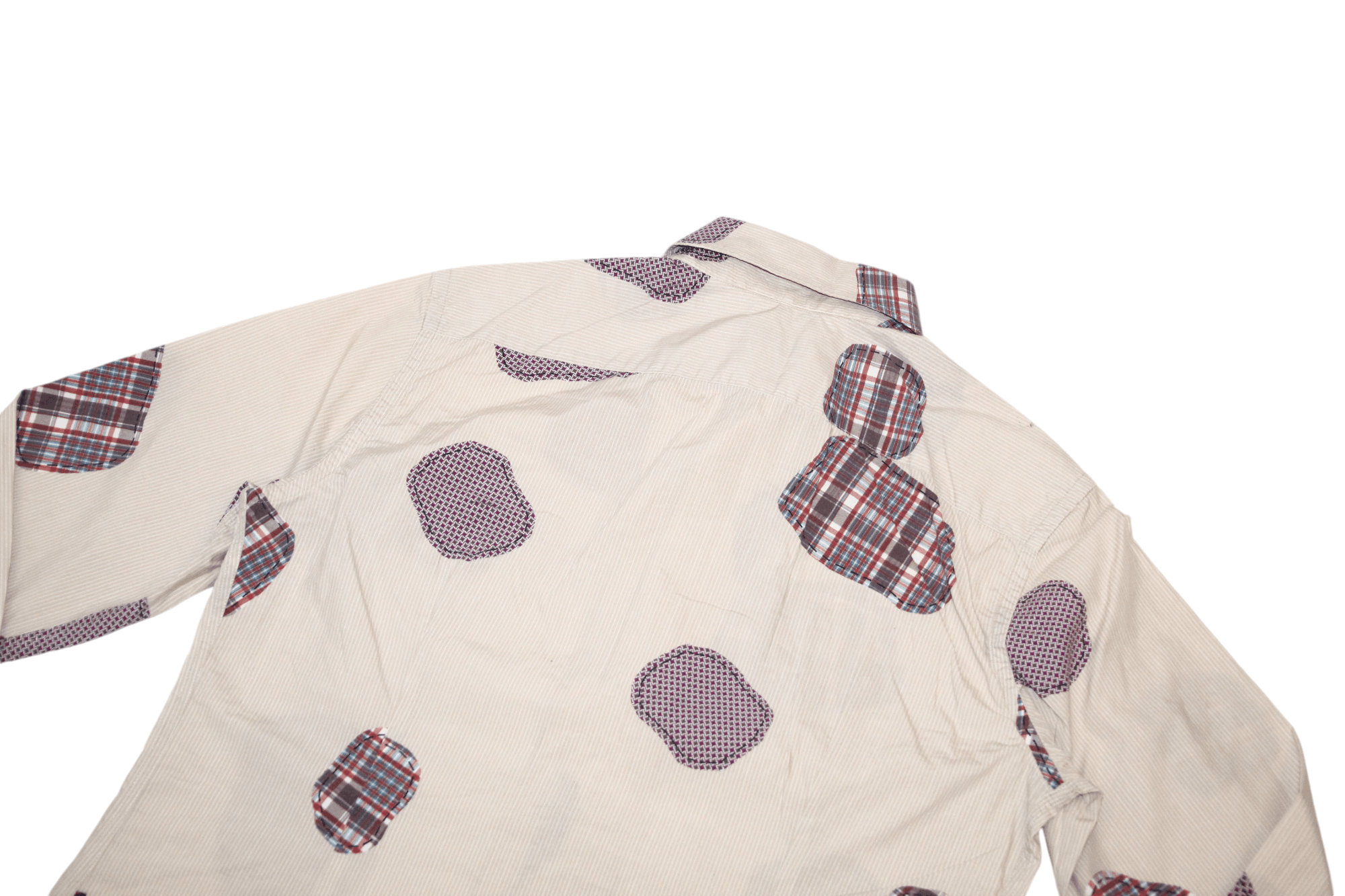 Corneliani Corneliani ID Boro Patchwork Cutaway collar casual shirt Size US M / EU 48-50 / 2 - 11 Thumbnail