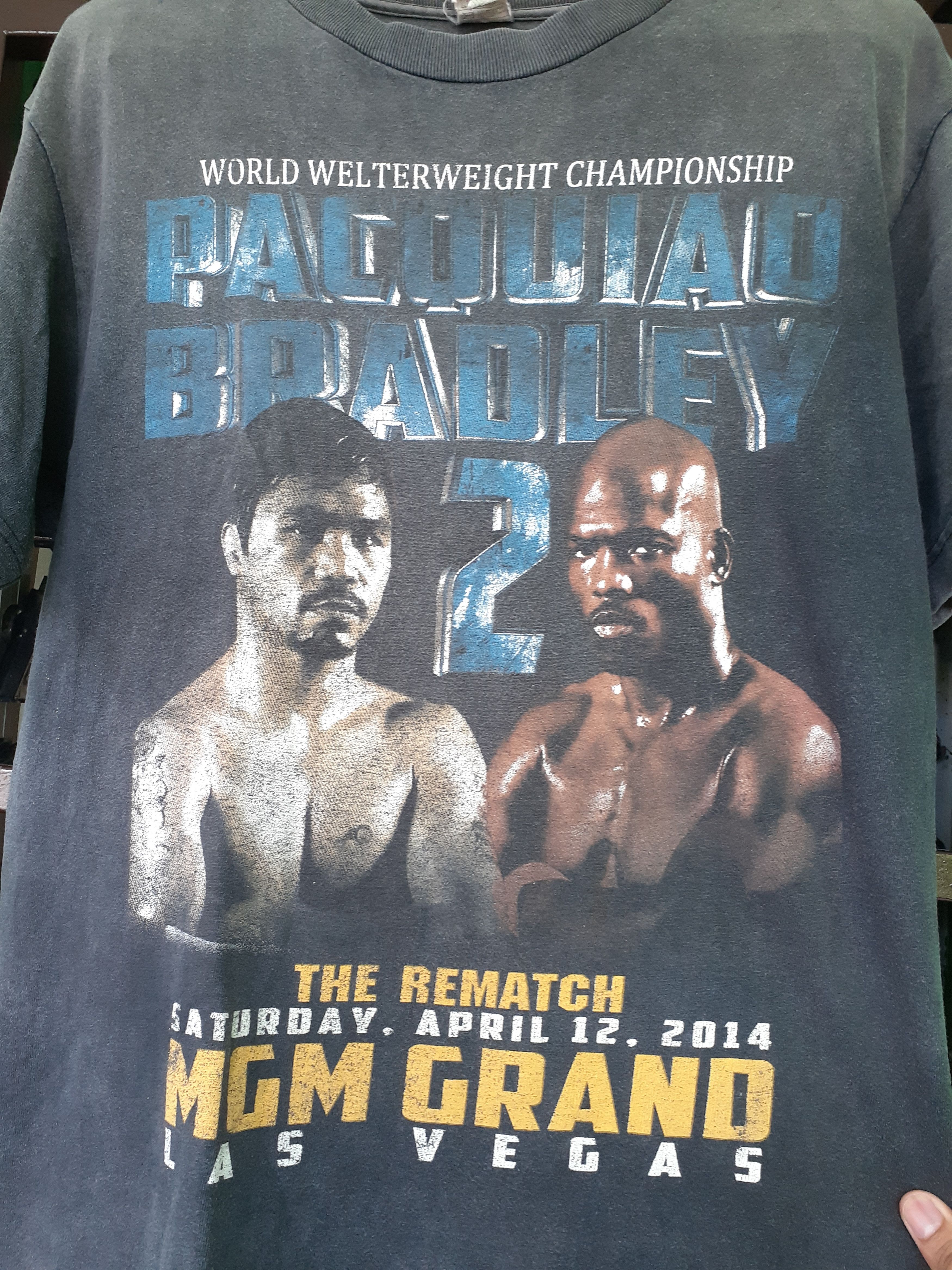 Vintage 2014 Pacquiao vs Bradley 2 B2B Tee Size US M / EU 48-50 / 2 - 3 Thumbnail