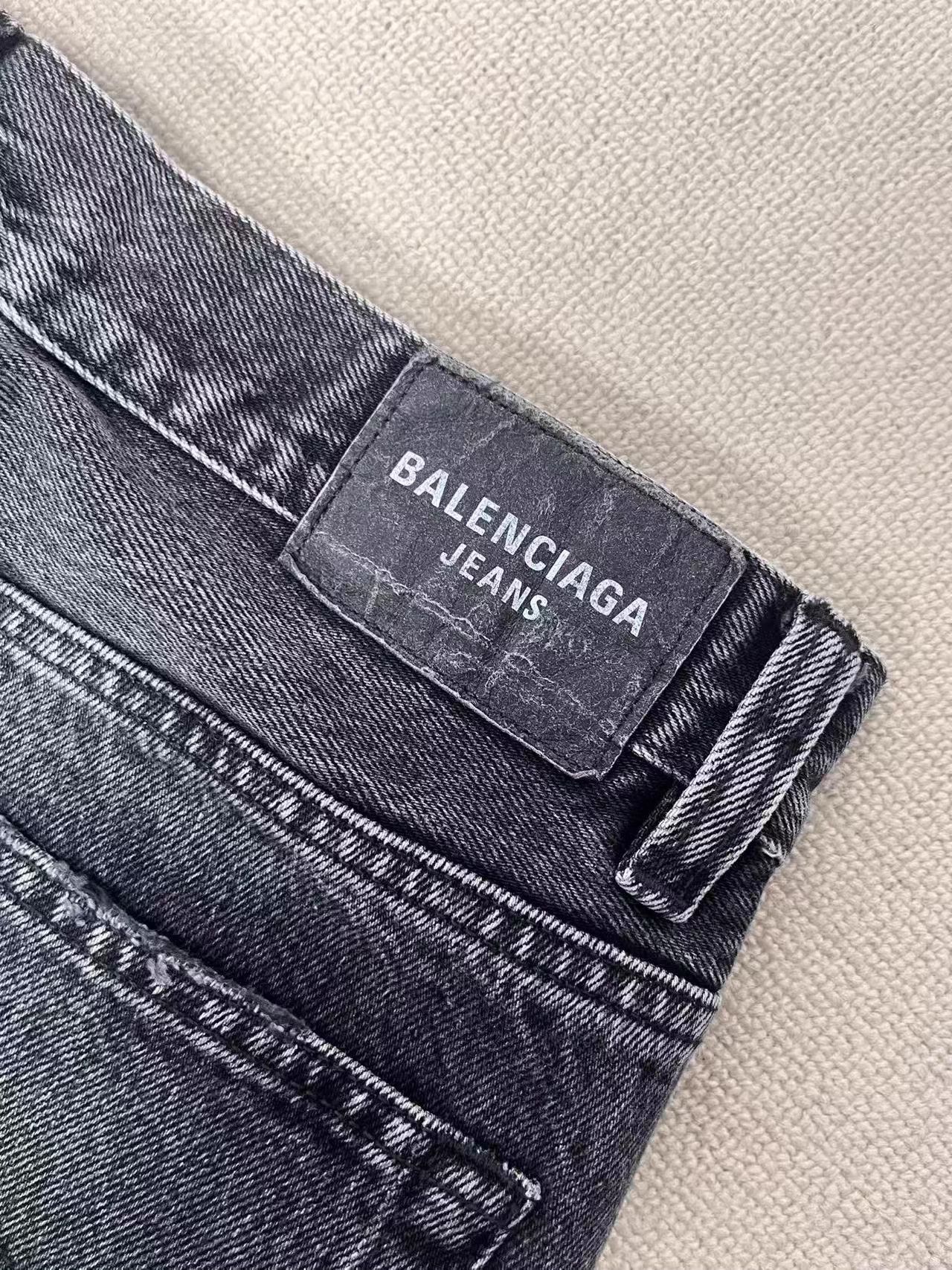 Balenciaga Balenciaga The Lost Tape series flared jeans, men's, black Size US 27 - 3 Thumbnail