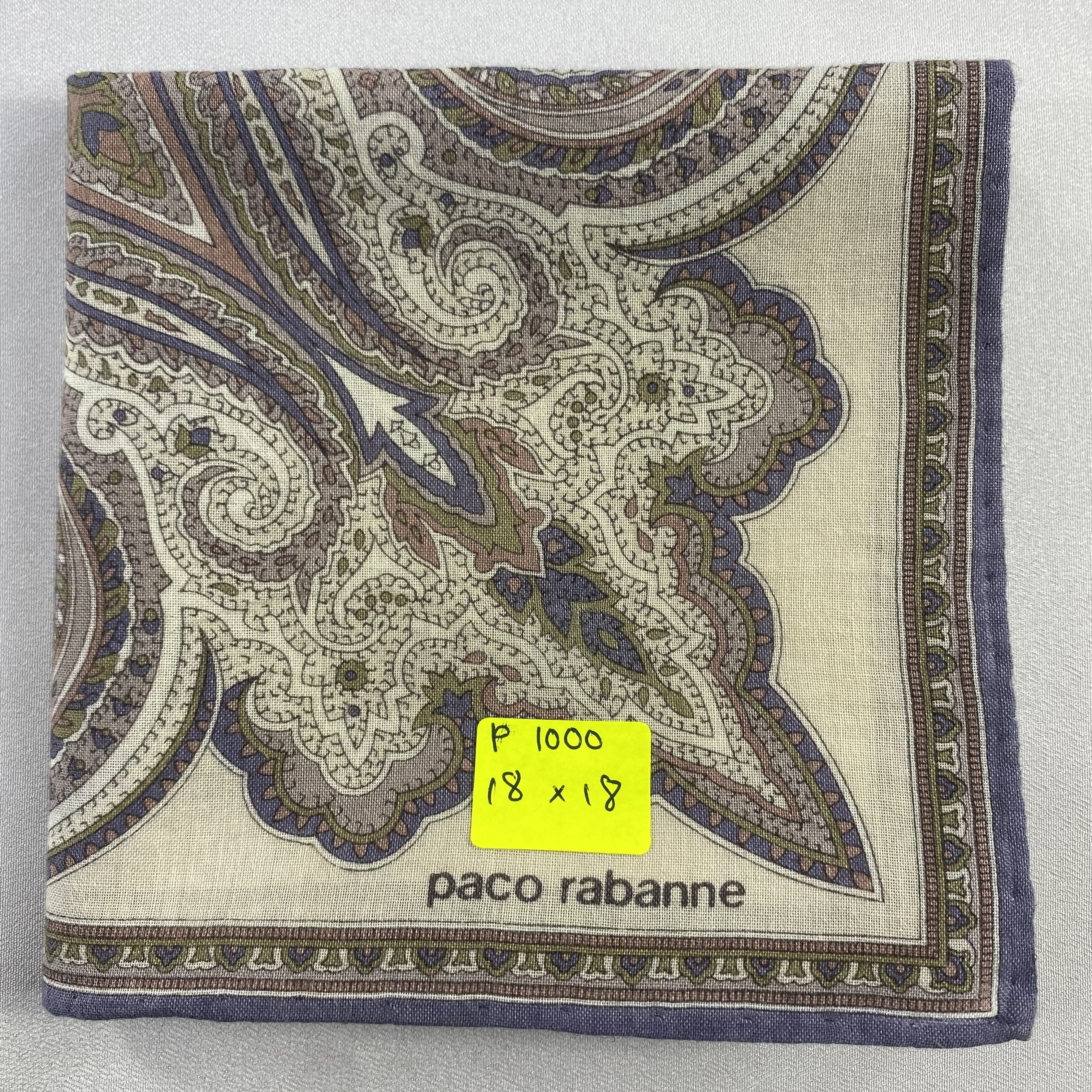 Vintage Paco Rabanne Handkerchief / Neckerchief / Bandana-P1000 Size ONE SIZE - 5 Thumbnail