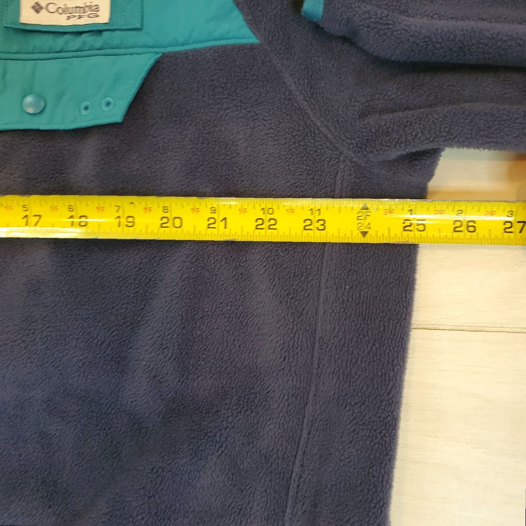 Vintage Columbia PFG Fleece Full Zip Jacket Mens Blue XL Sleeve Mock Neck Windstopper Jacket Size US XL / EU 56 / 4 - 6 Thumbnail