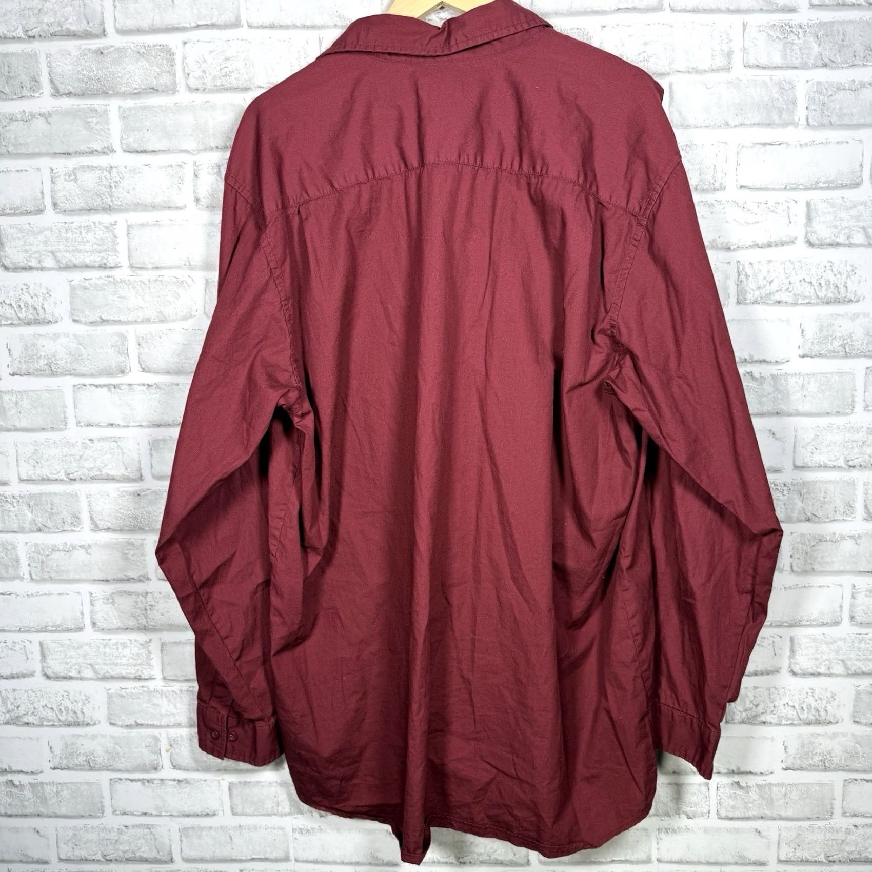 Carhartt Carhartt Shirt Mens XL Red 100% Cotton Long Sleeve Button-Down Casual Shirt Size US XL / EU 56 / 4 - 5 Thumbnail