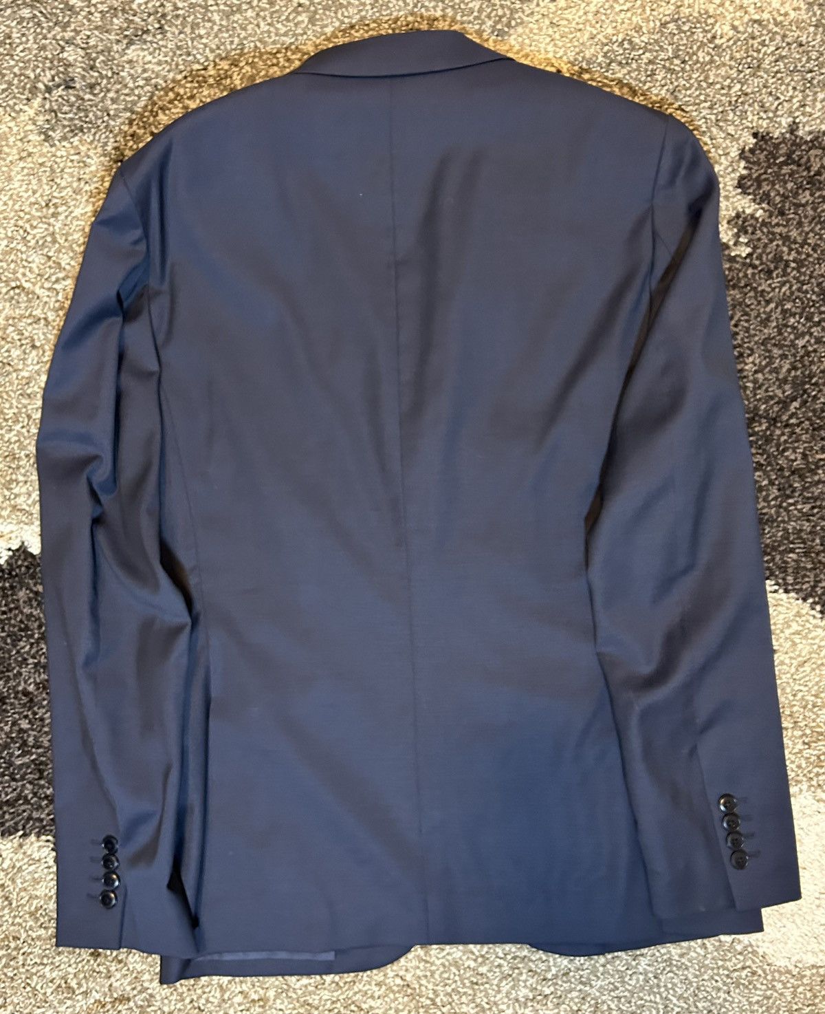Gant Gant Navy Blue Sport Coat Wool Blazer Men’s Suit Jacket Size 38S - 4 Thumbnail