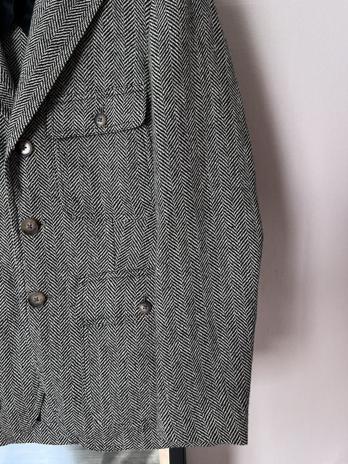 Polo Ralph Lauren Polo Ralph Lauren Herringbone Linen/Silk/Wool Blazer Size M / US 6-8 / IT 42-44 - 5 Thumbnail