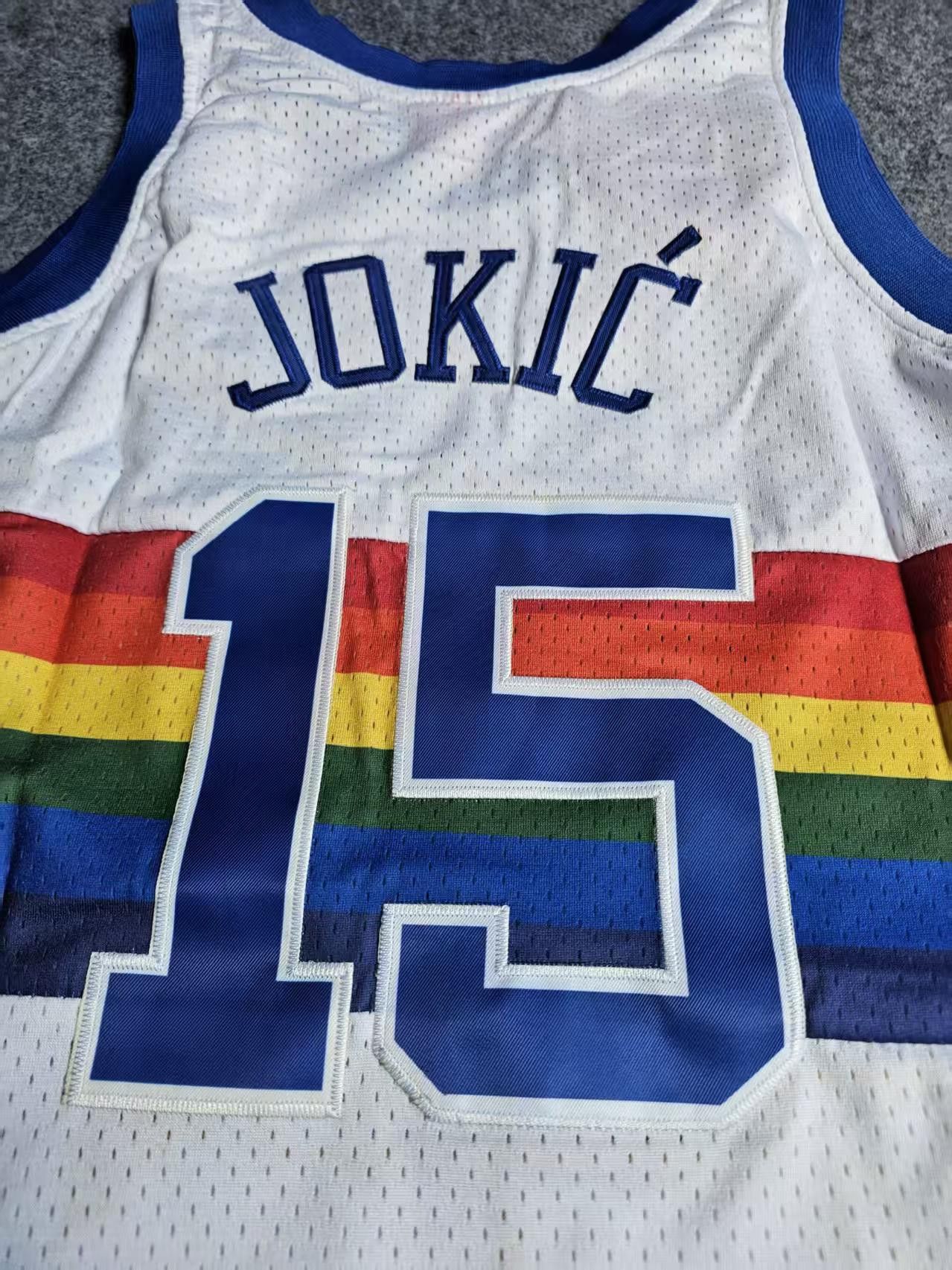 NBA Denver Nuggets 15 Nikola Jokić Jersey Size US M / EU 48-50 / 2 - 5 Thumbnail