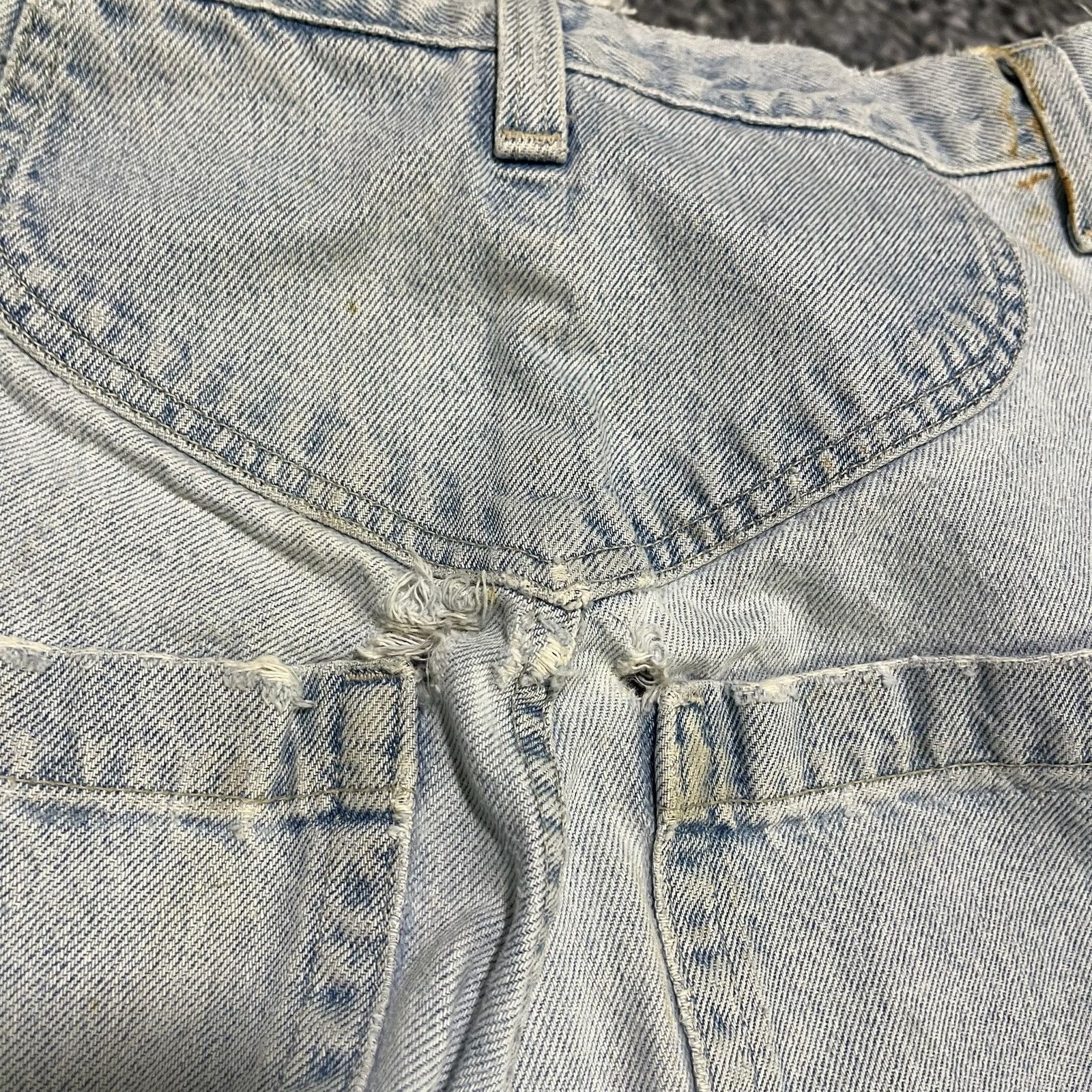 Crazy Vintage 90s JNCO Jeans Faded Distressed Baggy Wide Leg
