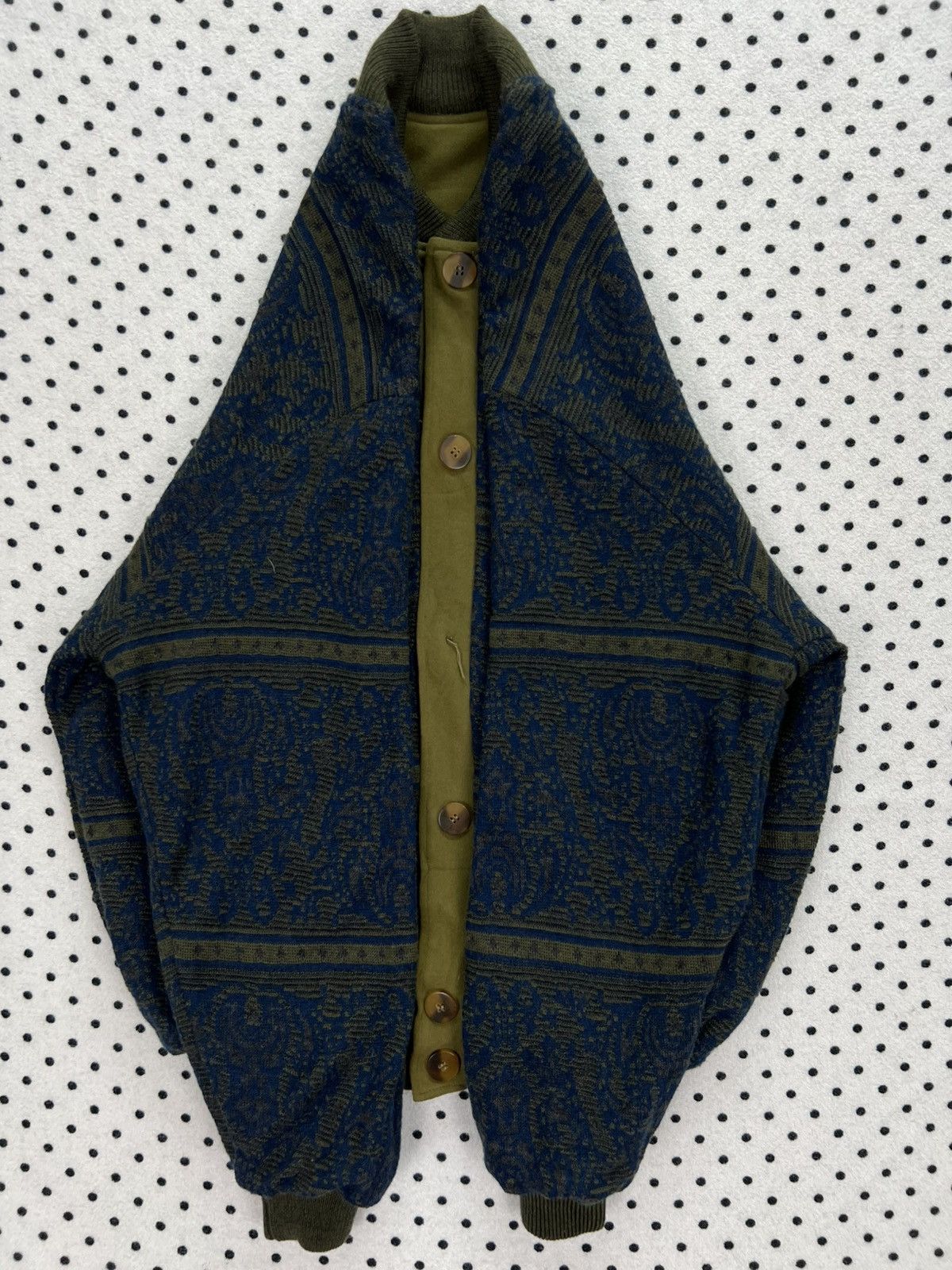 Givenchy Givenchy Gentleman Jacket with Inside-Out Knit Design Size US M / EU 48-50 / 2 - 9 Thumbnail