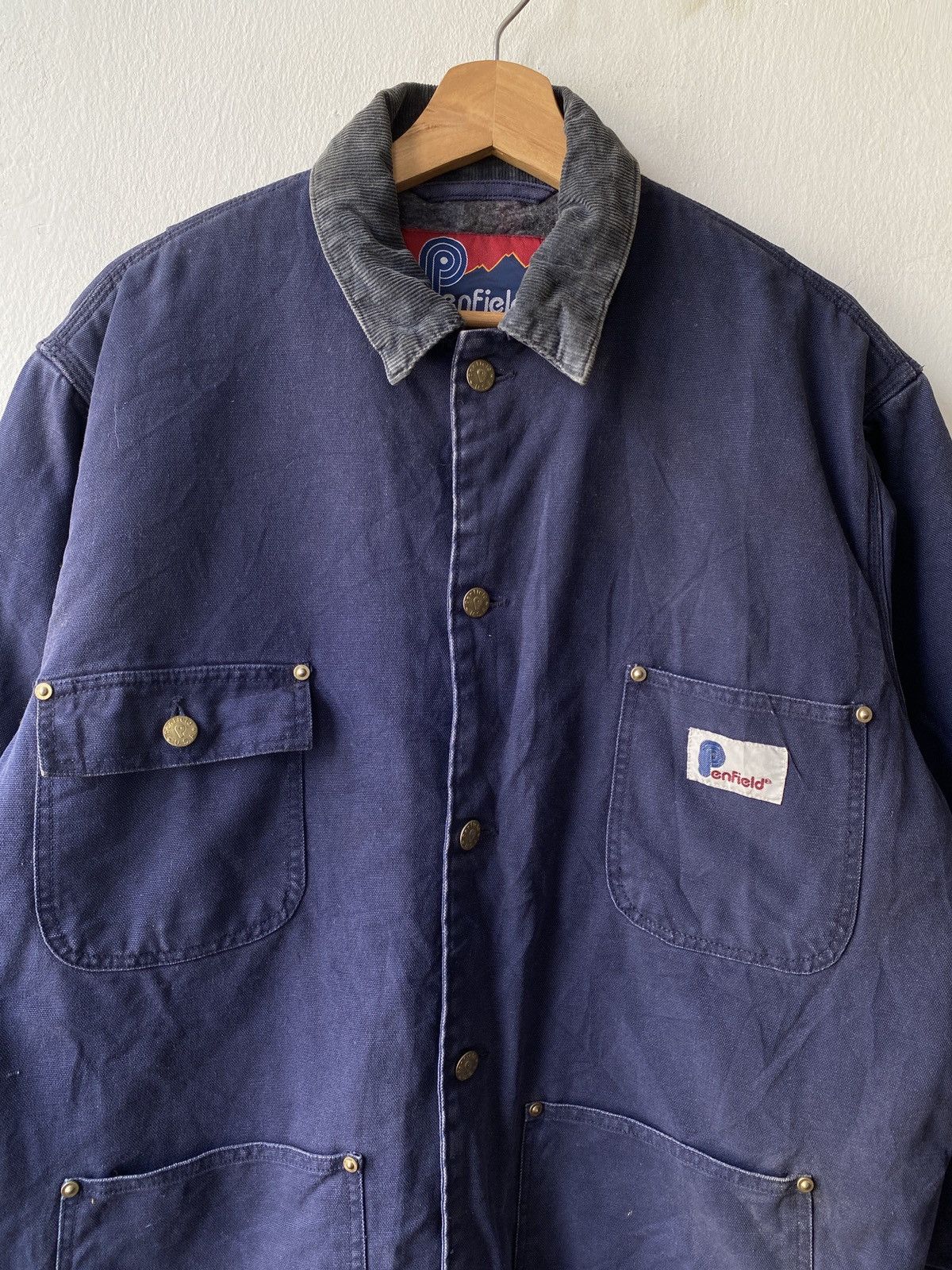 Penfield × Vintage Vintage 90s Penfield Chore Jacket Lining Workwear Size US L / EU 52-54 / 3 - 6 Thumbnail