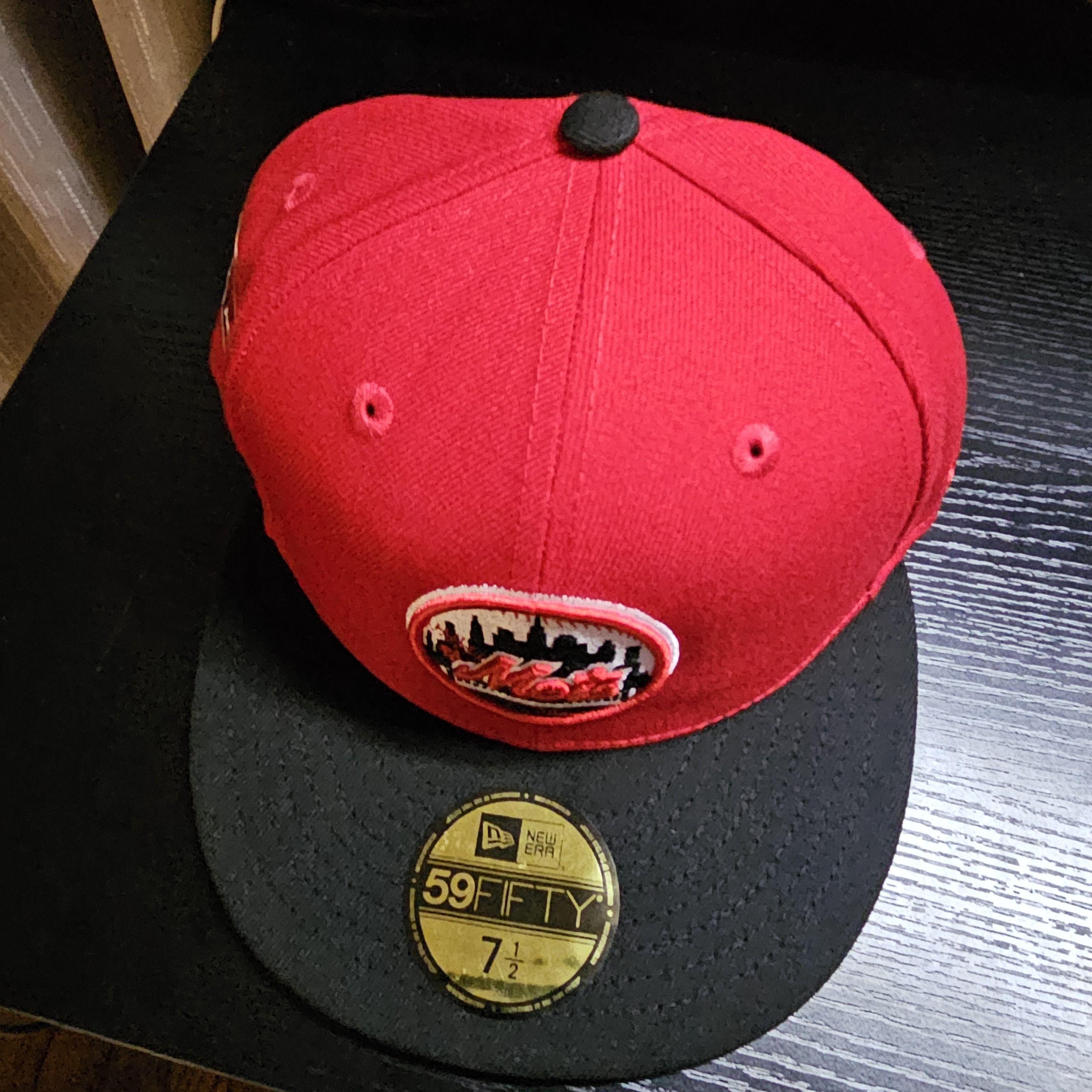 New Era Mets Red and Black Alt Logo Size ONE SIZE - 4 Thumbnail
