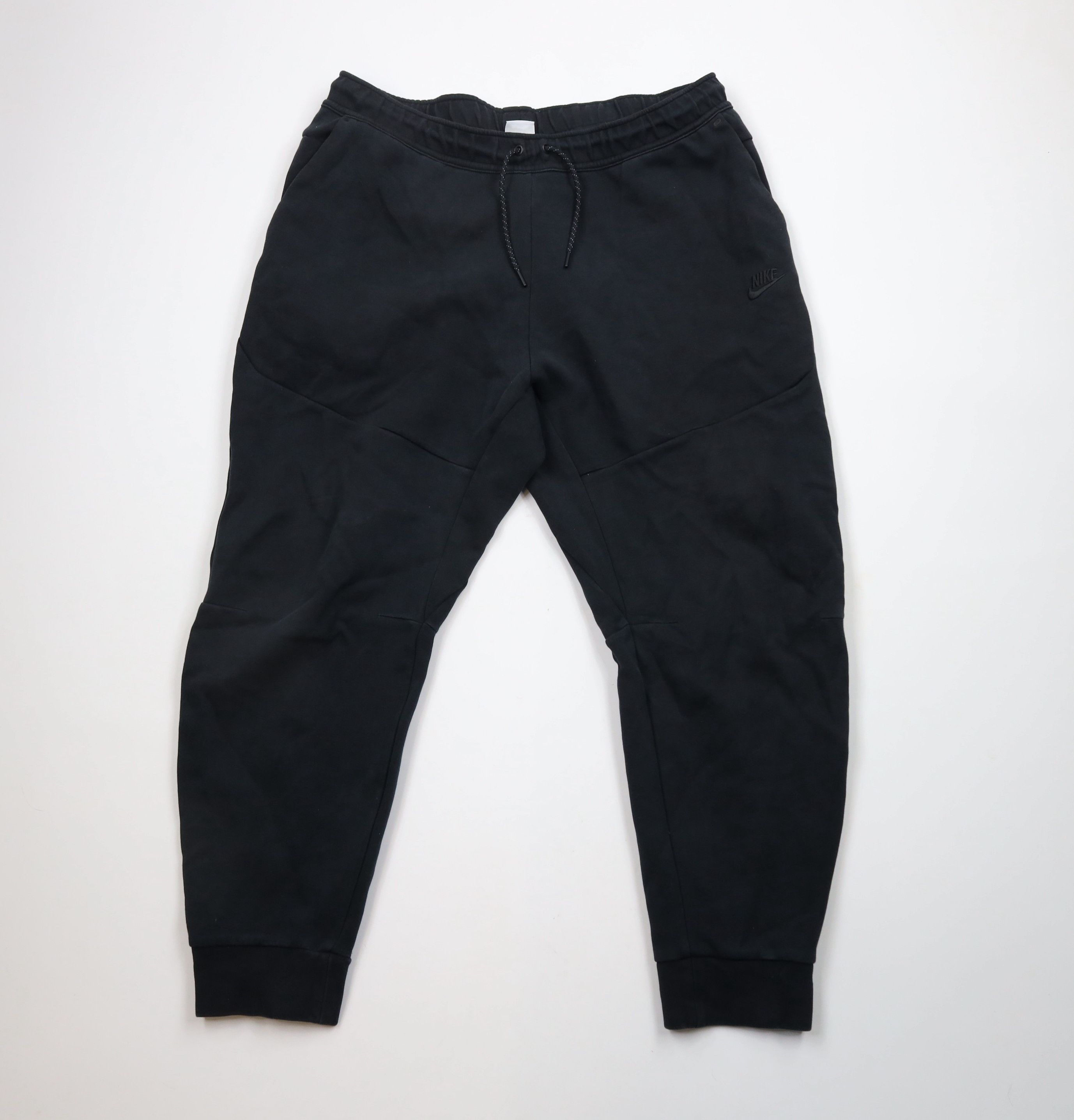 Nike Nike Tech Fleece Spell Out Cuffed Sweatpants Joggers Black Size US 40 / EU 56 - 1 Thumbnail