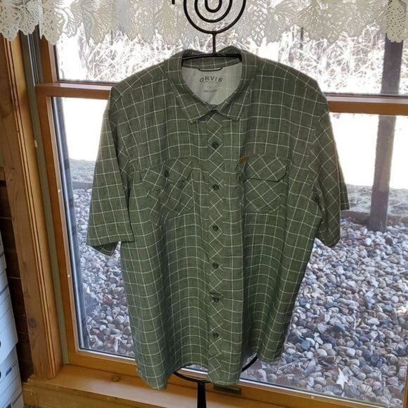 Orvis Orvis Classic Collection Logo Grey & White Short Sleeve Butt Size US XL / EU 56 / 4 - 2 Thumbnail