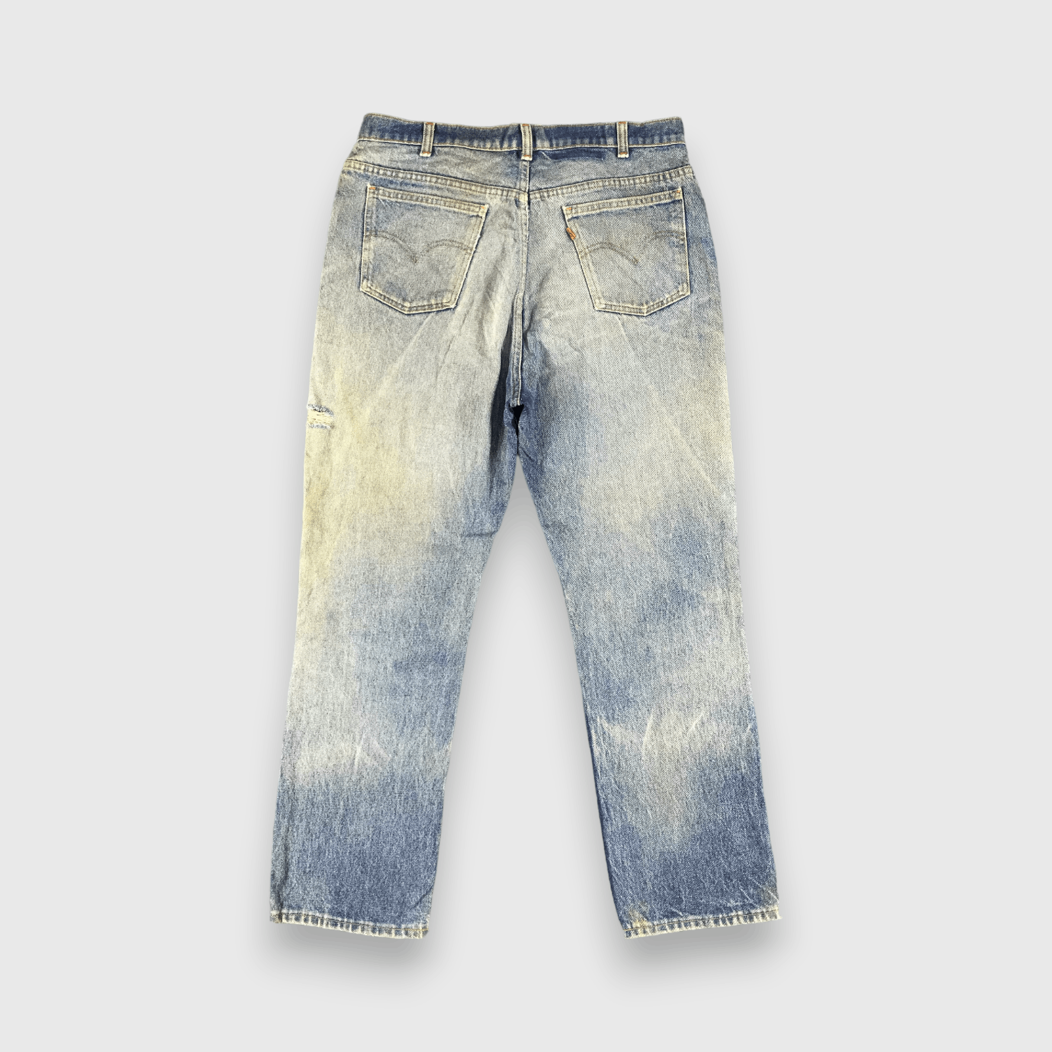 Levi's 80s Vintage Blue Wash Levis 535 Jeans-J2612 Size US 35 - 2 Thumbnail