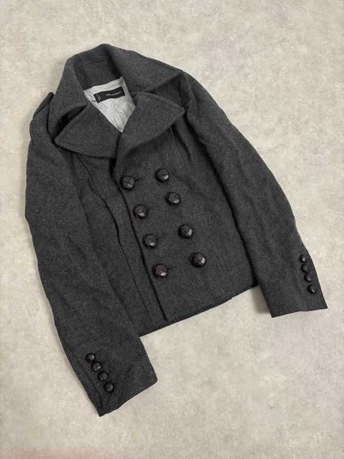 Dsquared2 AW2009 Dsquared2 Grey Wool Buttoned Officer Jacket Size M / US 6-8 / IT 42-44 - 5 Thumbnail