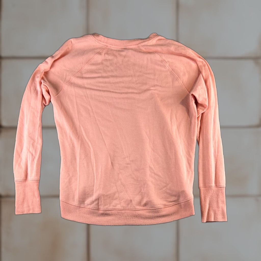 Athleta Athleta Sweatshirt Womens M Pink Long Sleeve Yoga Gym Mindset Minimalist Pullover Crew Neck Activewear Size M / US 6-8 / IT 42-44 - 1 Thumbnail