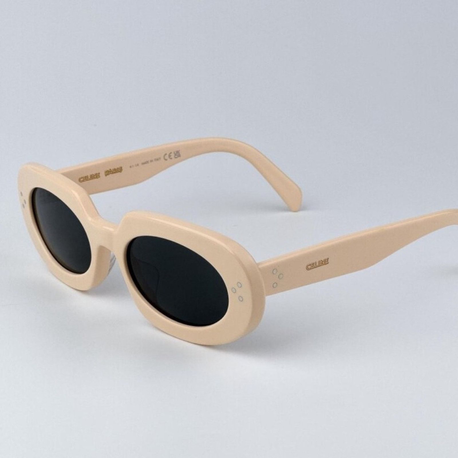 Celine New! Celine Beige Oval Sunglasses CL40276U 25A, Authentic Size ONE SIZE - 3 Thumbnail