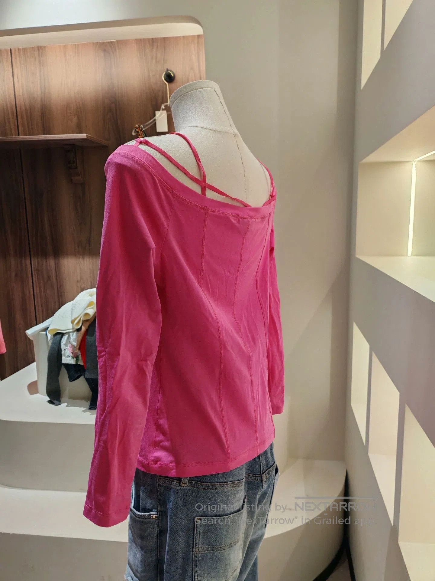 Jacquemus Jacquemus Pink Long-Sleeve Top M. Size M / US 6-8 / IT 42-44 - 2 Thumbnail