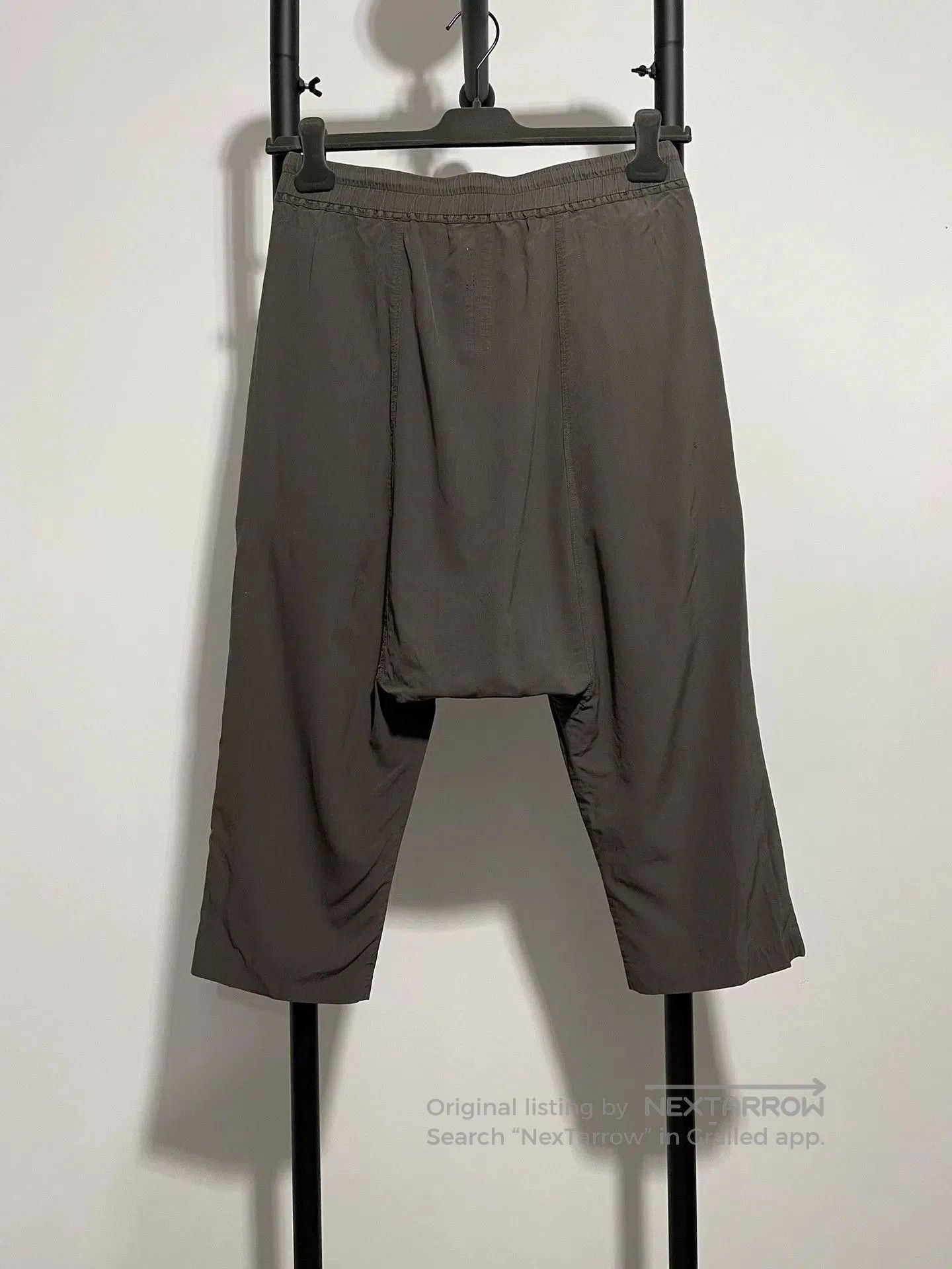 Rick Owens rick owens ro cropped pants in gray. Size US 34 / EU 50 - 2 Thumbnail
