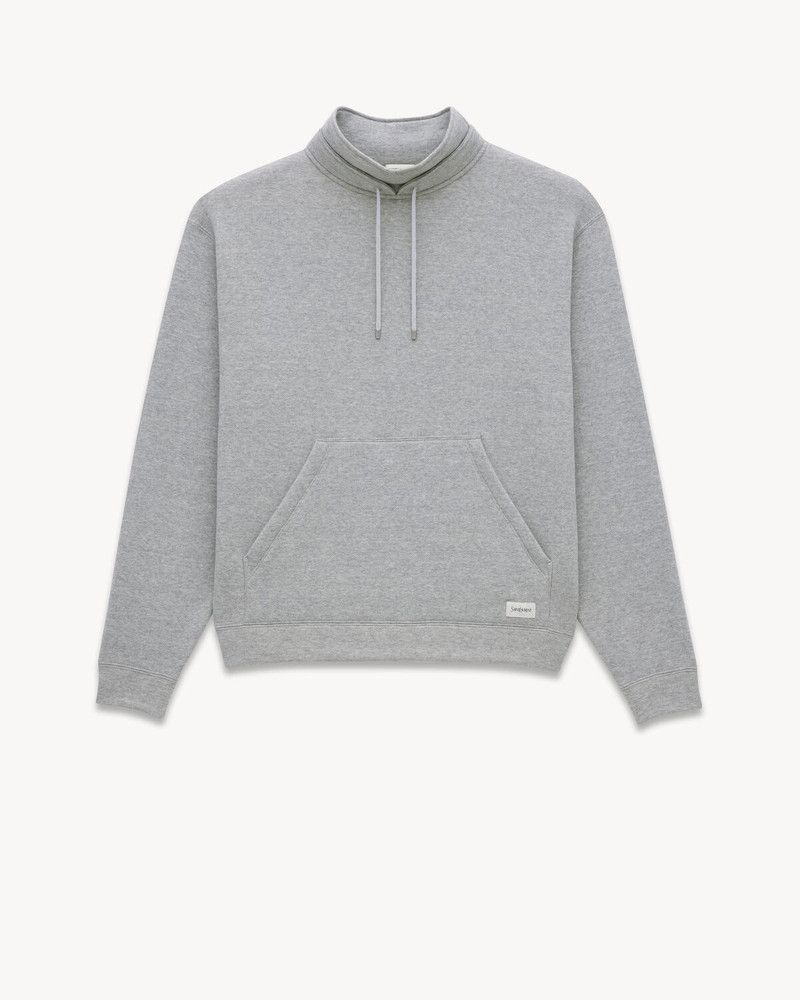 Saint Laurent Paris saint laurent high-neck sweatshirt grey Size US XS / EU 42 / 0 - 1 Thumbnail