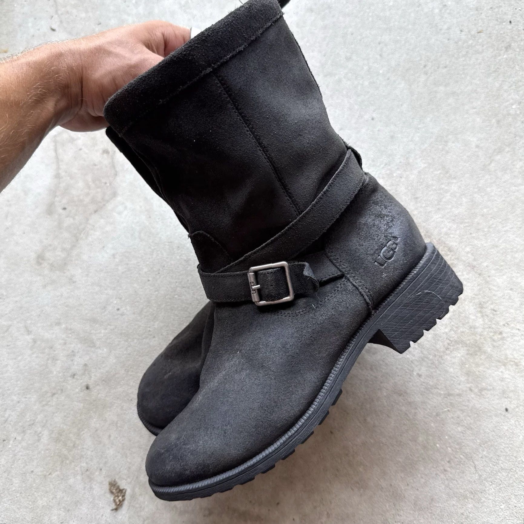 Ugg UGG Glendale Water Resistant Lined Leather Boot Black Women Size 8 Boots Size US 6 / IT 36 - 5 Thumbnail