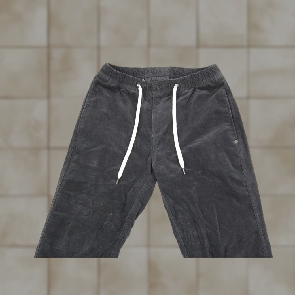 Vuori Vuori Pants Mens Small Black Corduroy Jogger Casual Cotton Size US 29 - 1 Thumbnail