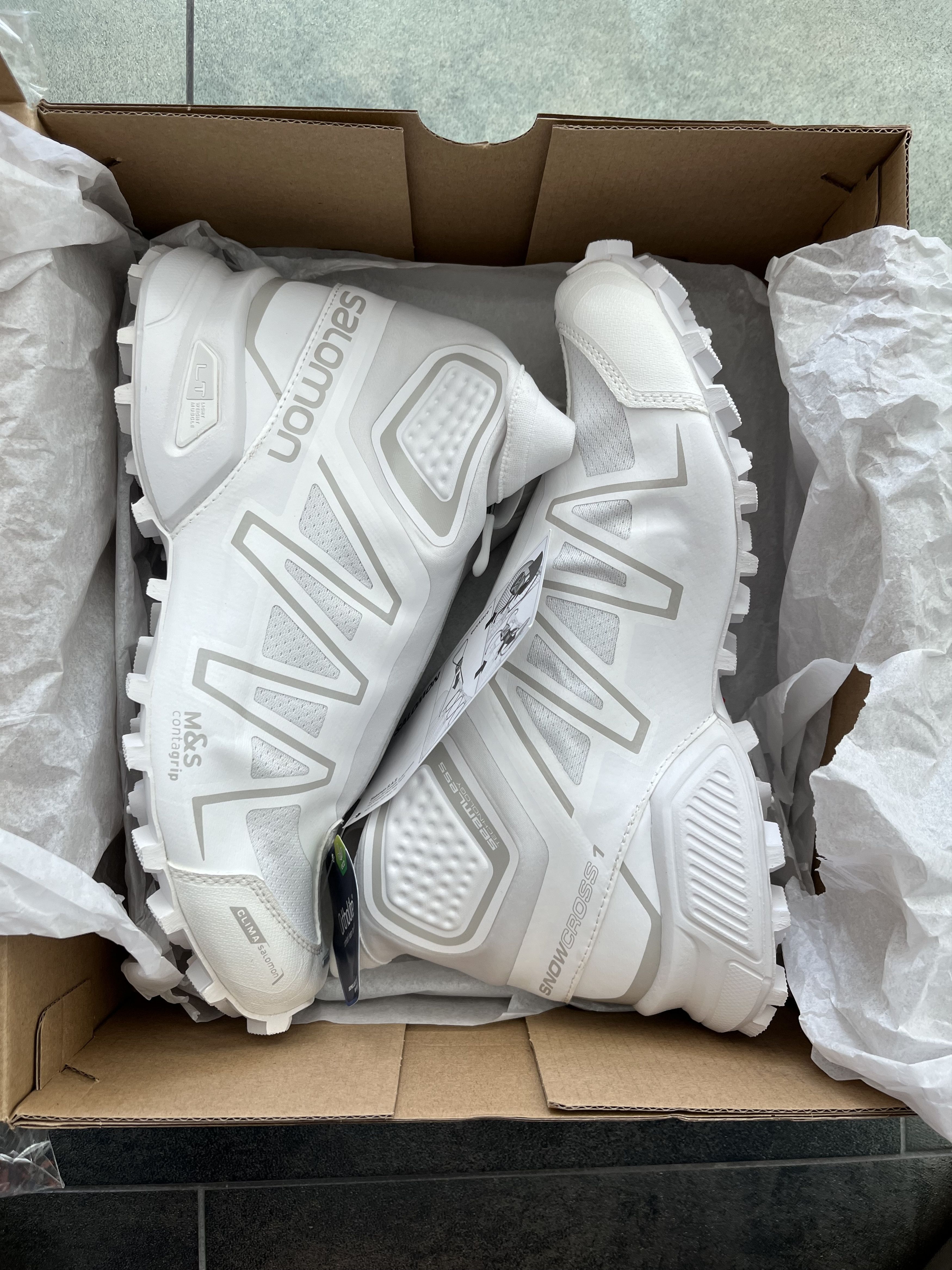Salomon Salomon Snowcross Hightop White Size US 8.5 / EU 41-42 - 1 Thumbnail